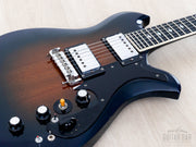 Seagull II body with Guild humbuckers and controls