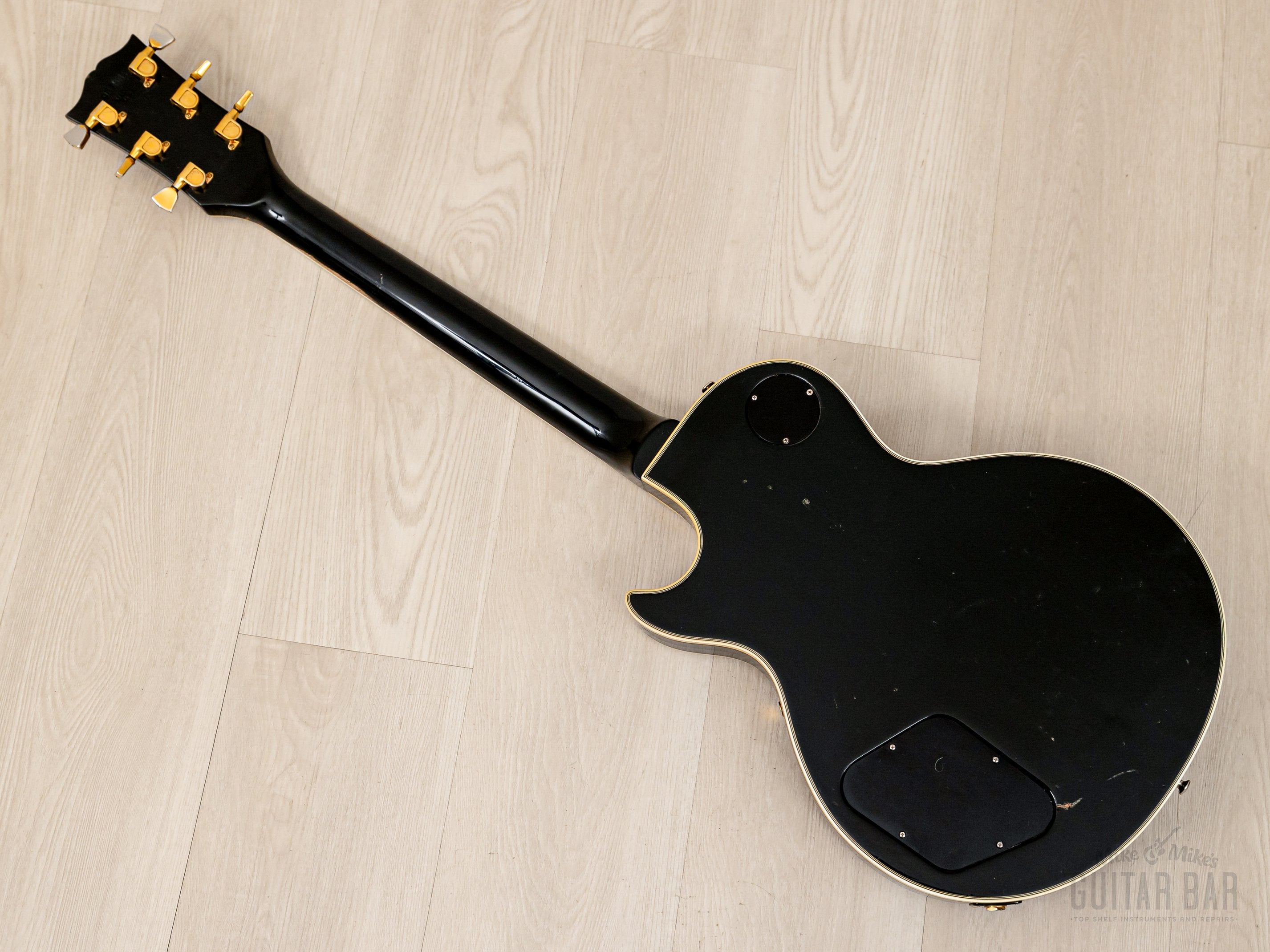 1976 Gibson Les Paul Custom Black Beauty Vintage Electric Guitar w/ T Tops, Case