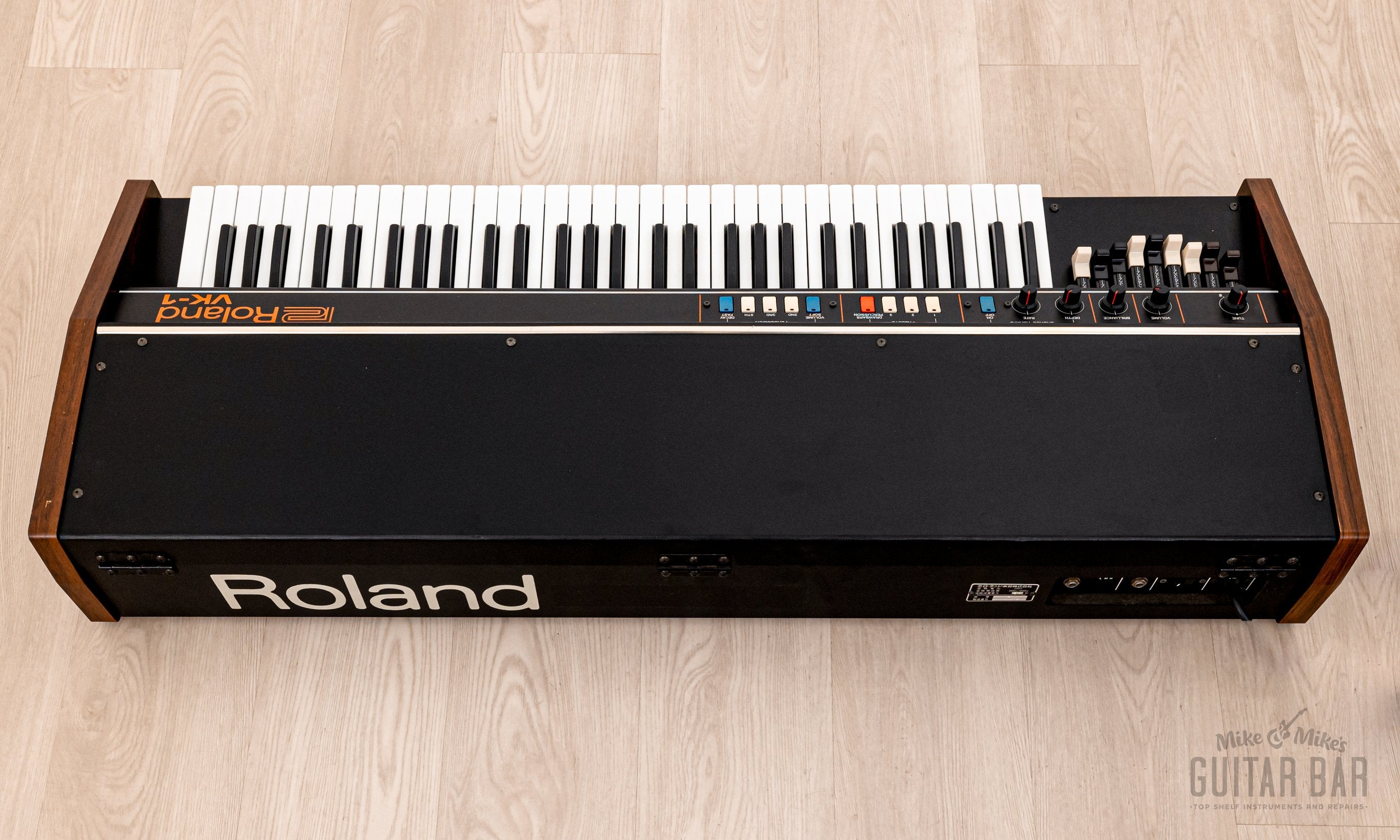 1970s Roland VK-1 Vintage Analog Drawbar Organ, Clean & Serviced w/ Ca