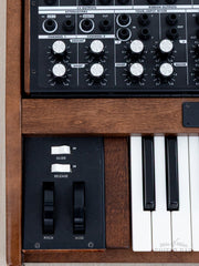 Moog Voyager XL left-hand controls and keys