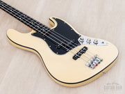 2011 Fender Aerodyne Jazz Bass PJ Vintage White, reverse angled body view