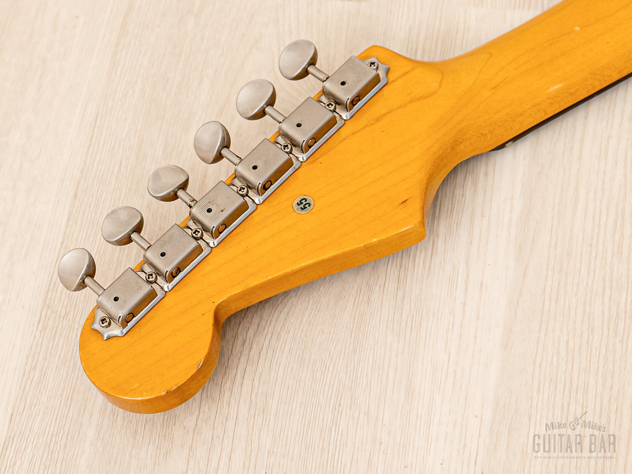 1988 Fender Stratocaster '62 Vintage Reissue ST62-55 Rebel Yellow, Japan MIJ Fujigen