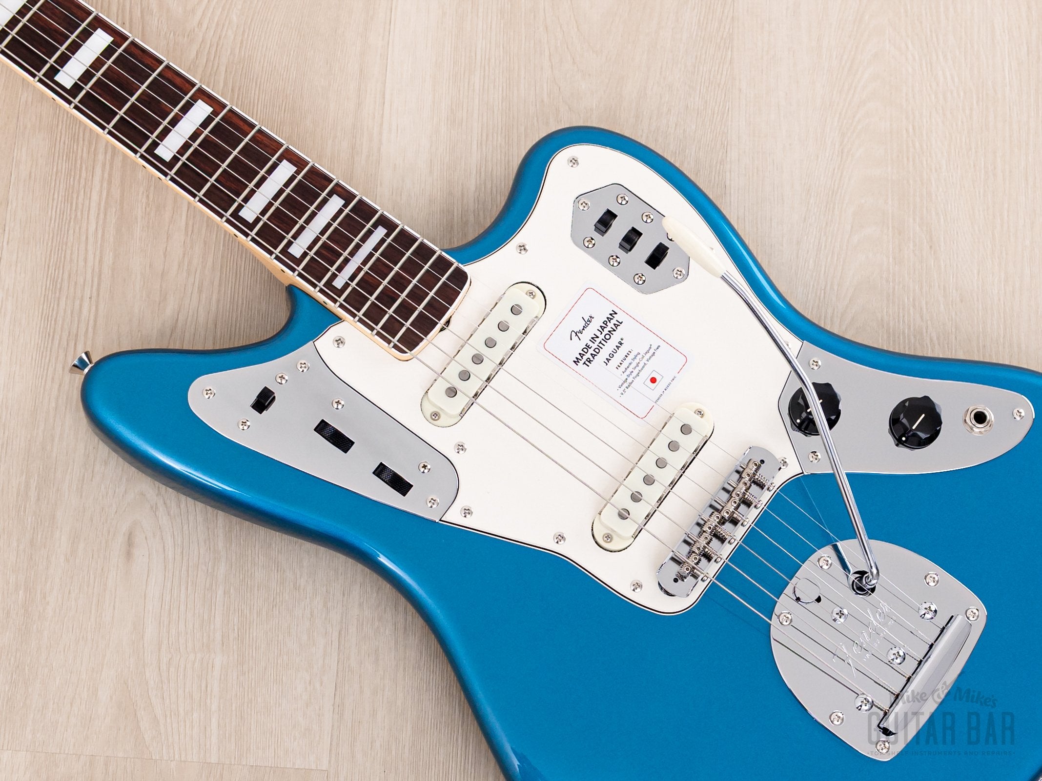 2025 Fender Traditional II Late ‘60s Jaguar Lake Placid Blue + Headstock, Blocks & Binding, Japan MIJ