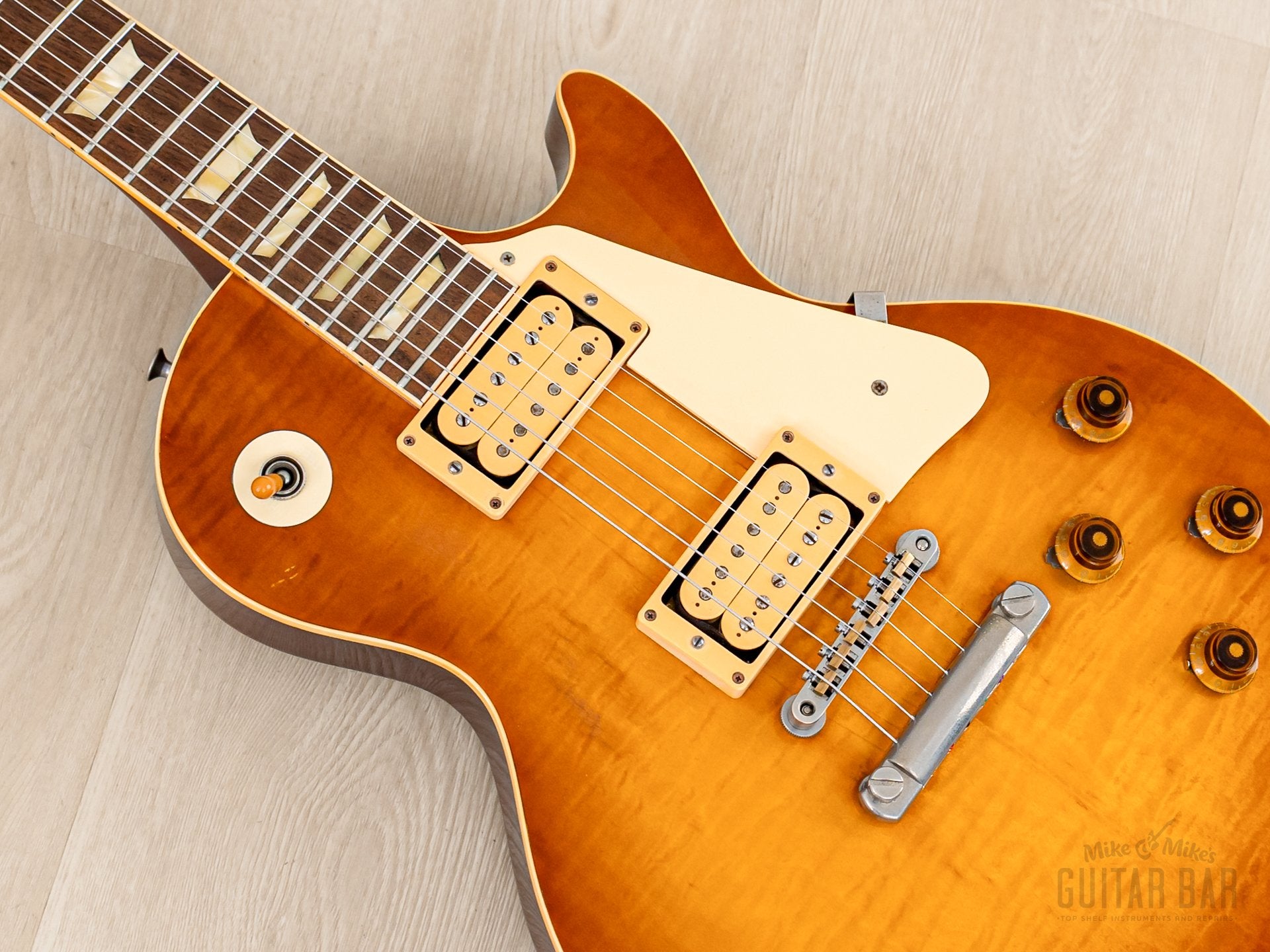 1981 Tokai Love Rock LS120 Vintage Burst Flame Top Guitar w