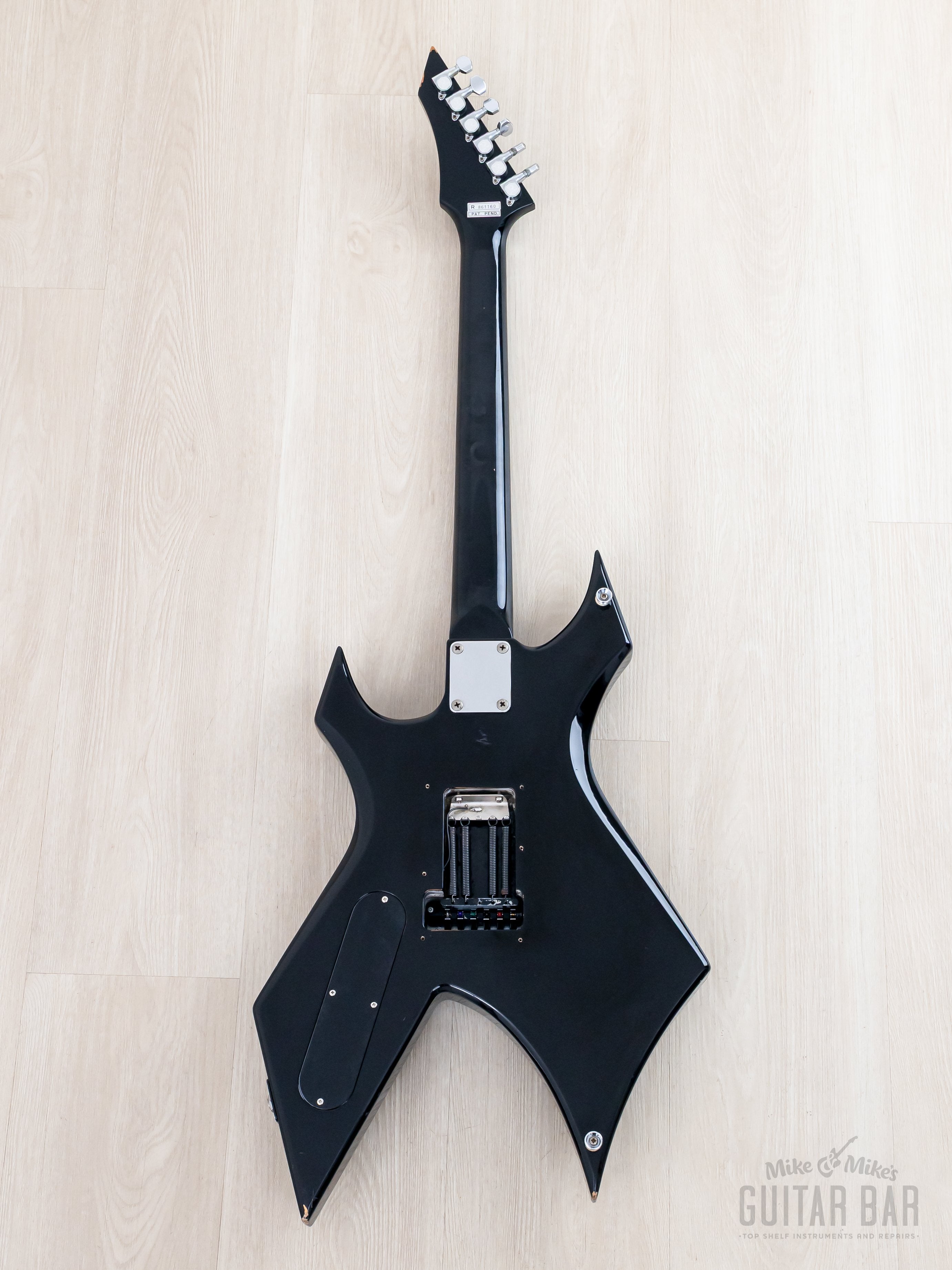 1986 B.C. Rich Warlock NJ Series Black w/ Seymour Duncan SH-2 & SH-4,