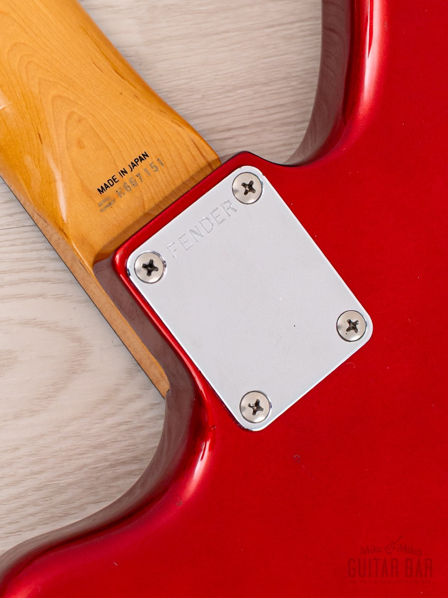 1986 Fender Jaguar '62 Vintage Reissue JG66-75 Candy Apple Red First-Year, Japan MIJ Fujigen