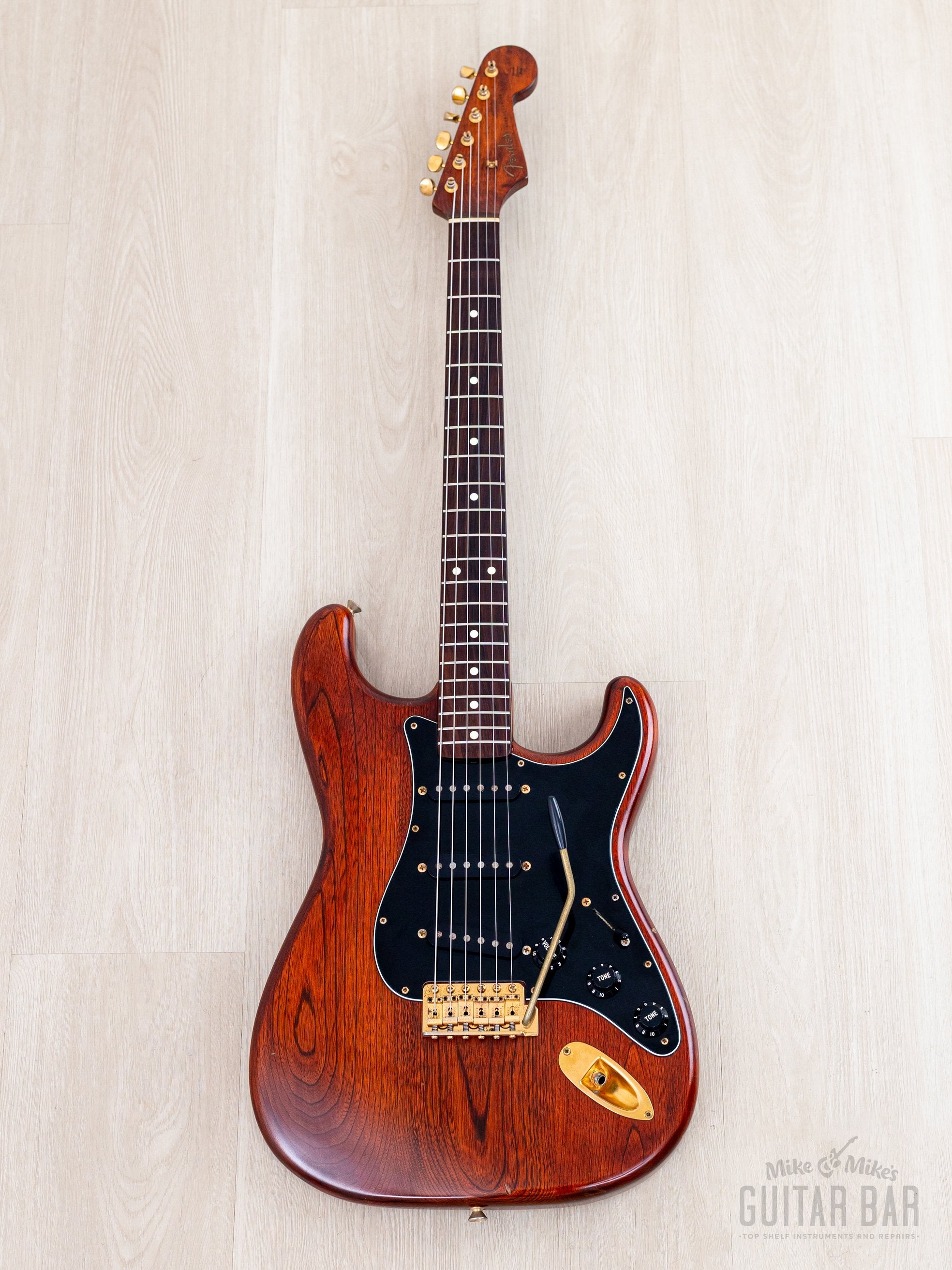 1992 Fender Stratocaster Order Made Walnut Satin Nitro Lacquer w/ Gold