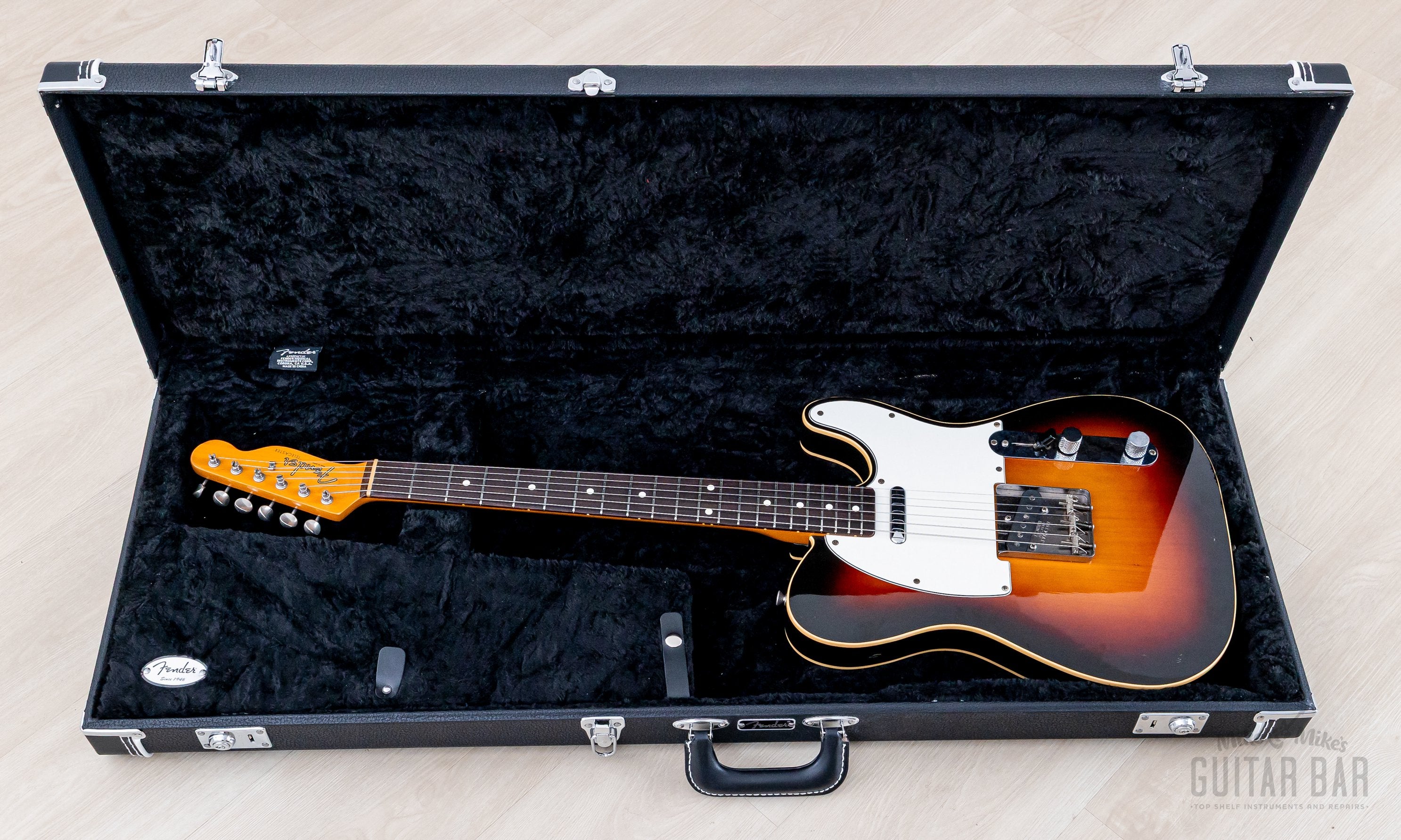 FENDER Telecaster TL62-65US VWH美品 1983 Fender JV '62 Telecaster Custom TL62B-65 Sunburst w/ Case, Japan