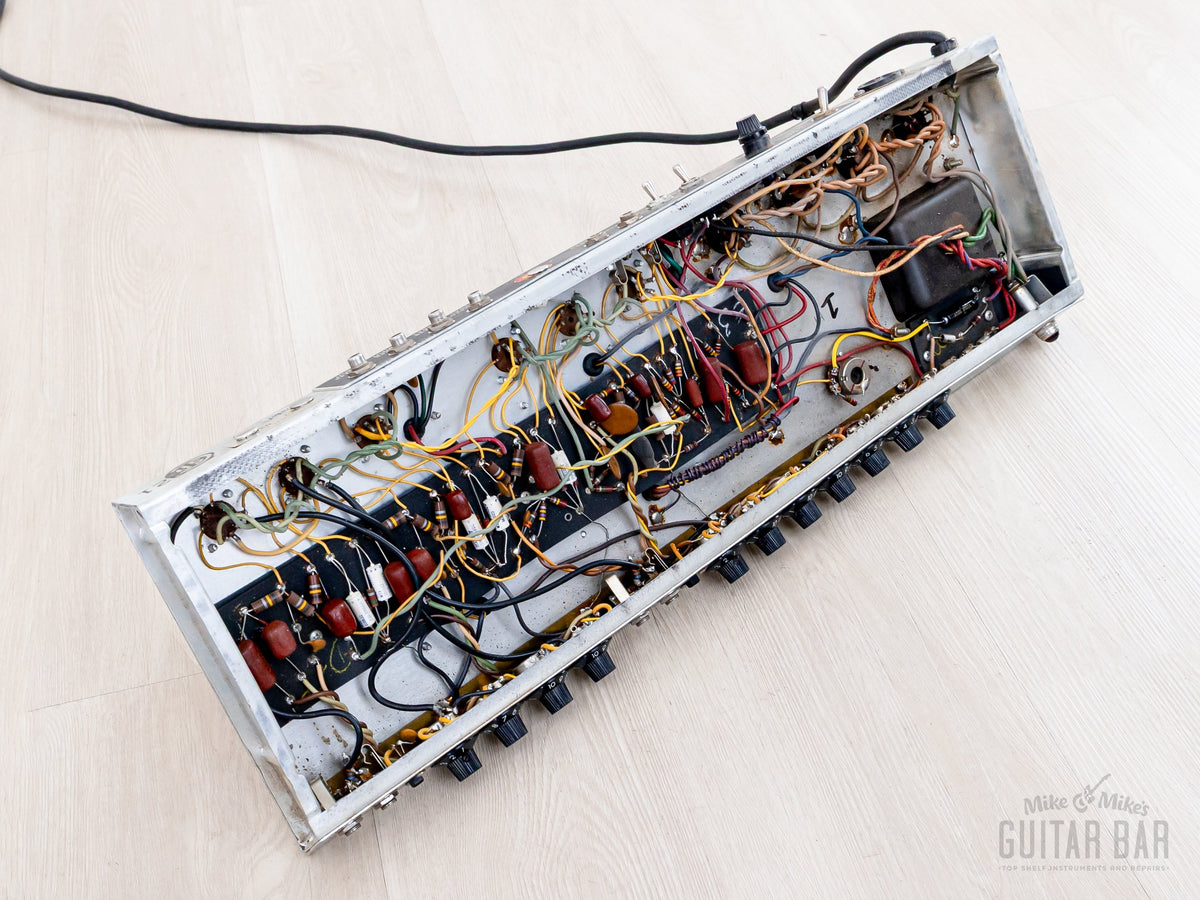 1970 Fender Twin Reverb, chassis underside