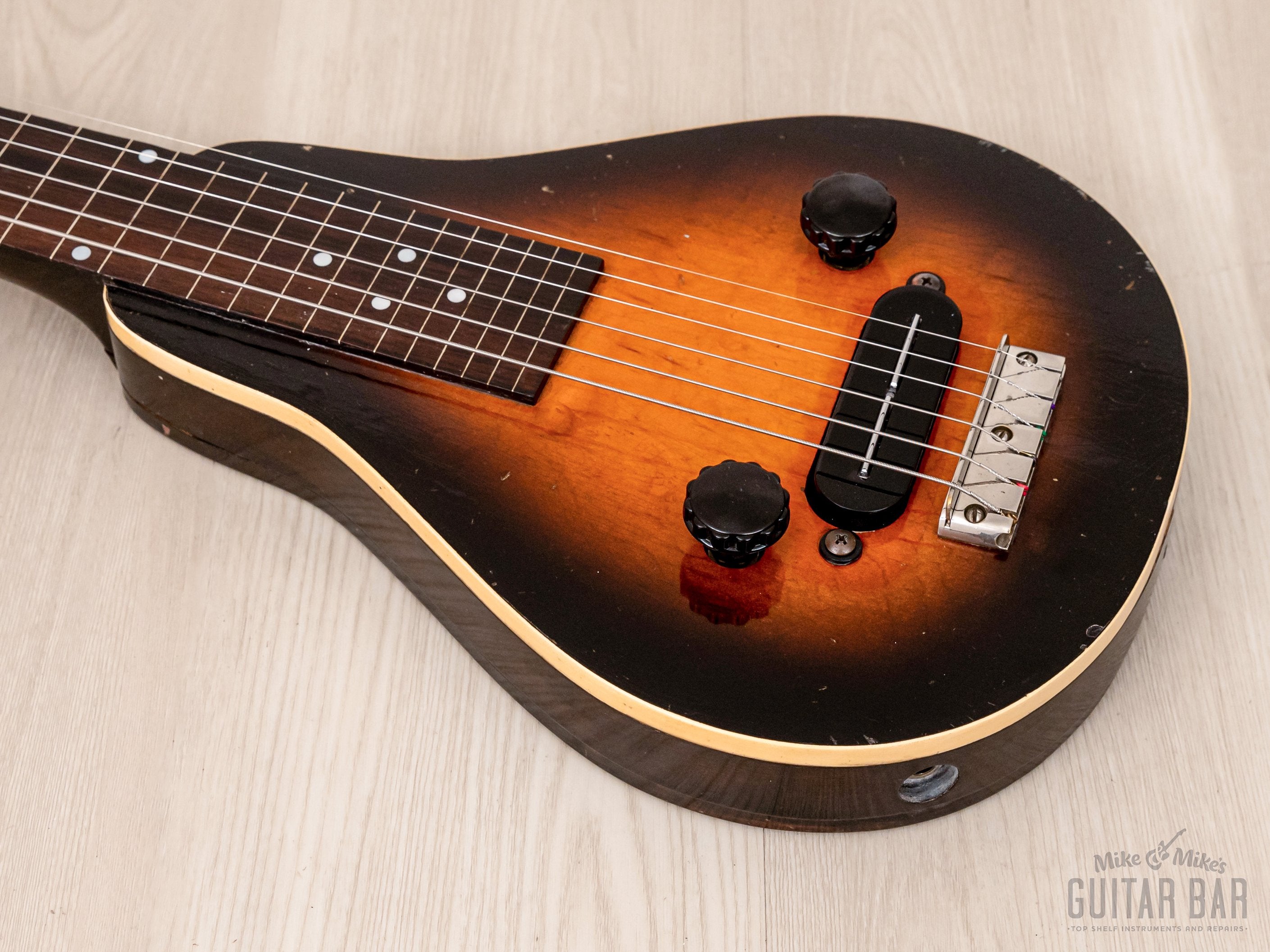 1938 Recording King by Gibson Roy Smeck AB104 Vintage Lap Steel w/ Tweed Case