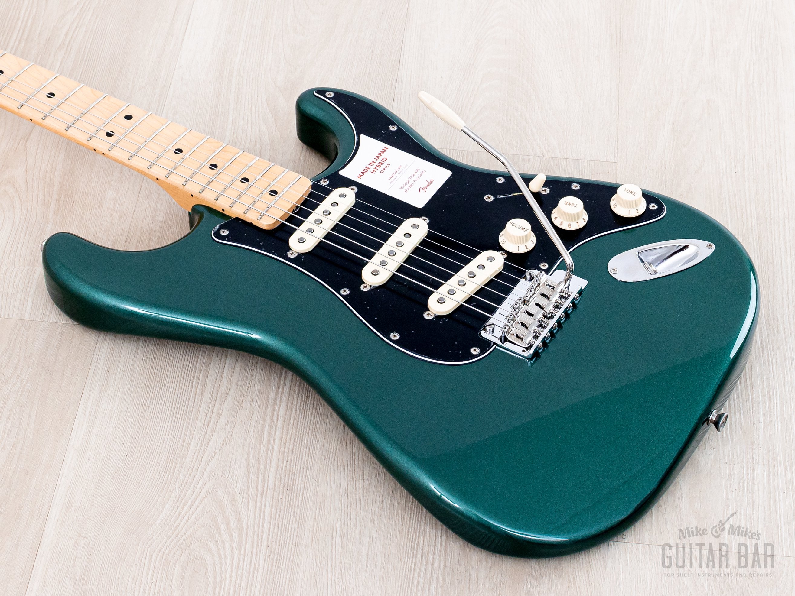 2019 Fender Hybrid 68 Stratocaster Sherwood Green, Mint w/ Pure Vintag