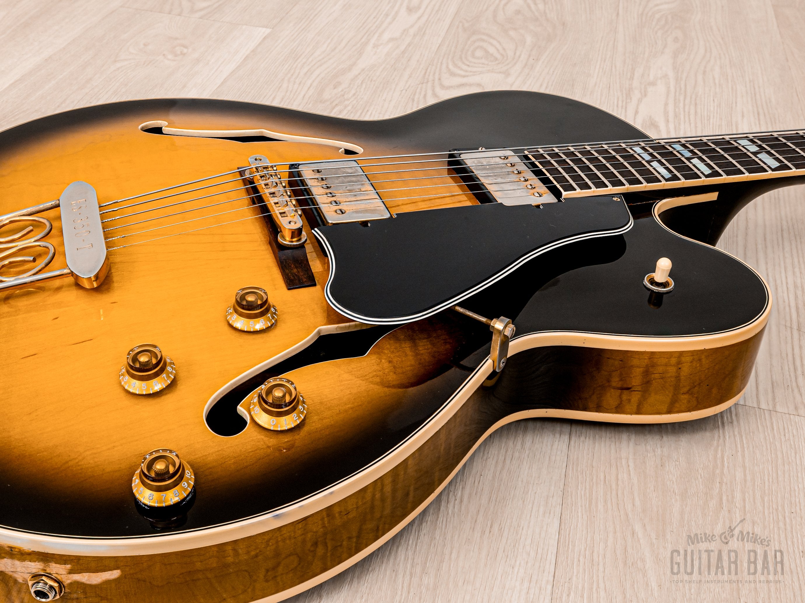 1992 Gibson Limited Edition ES-350T Sunburst, 57 Classic PAFs, Long Scale & 1 11/16