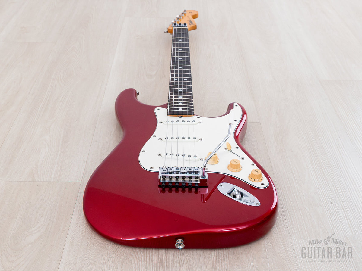 1984 Tokai Goldstar Sound TST-70 Metallic Red, front view, low angle