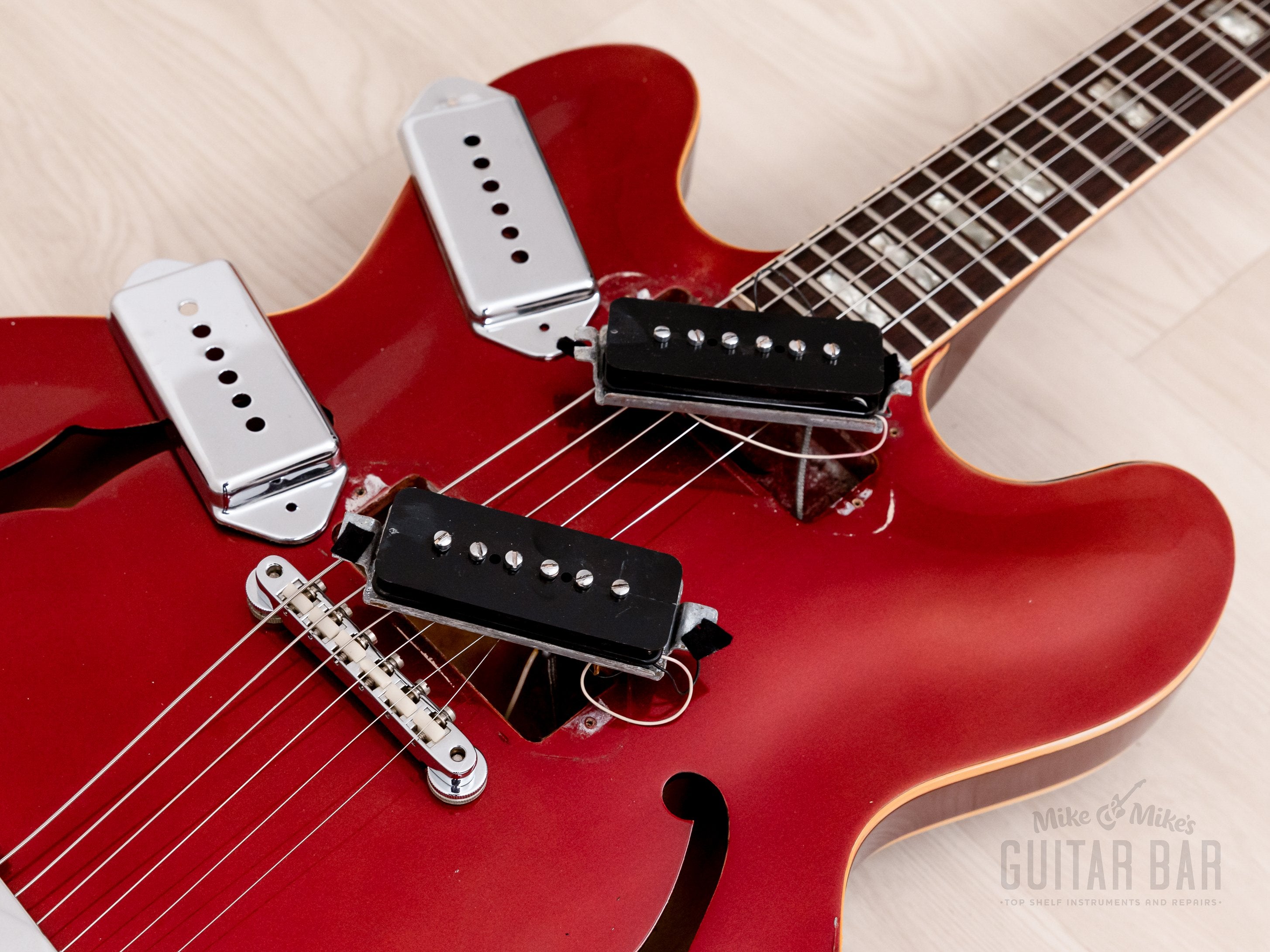 1968 Gibson ES-330 TDC Vintage Hollowbody Sparkling Burgundy 