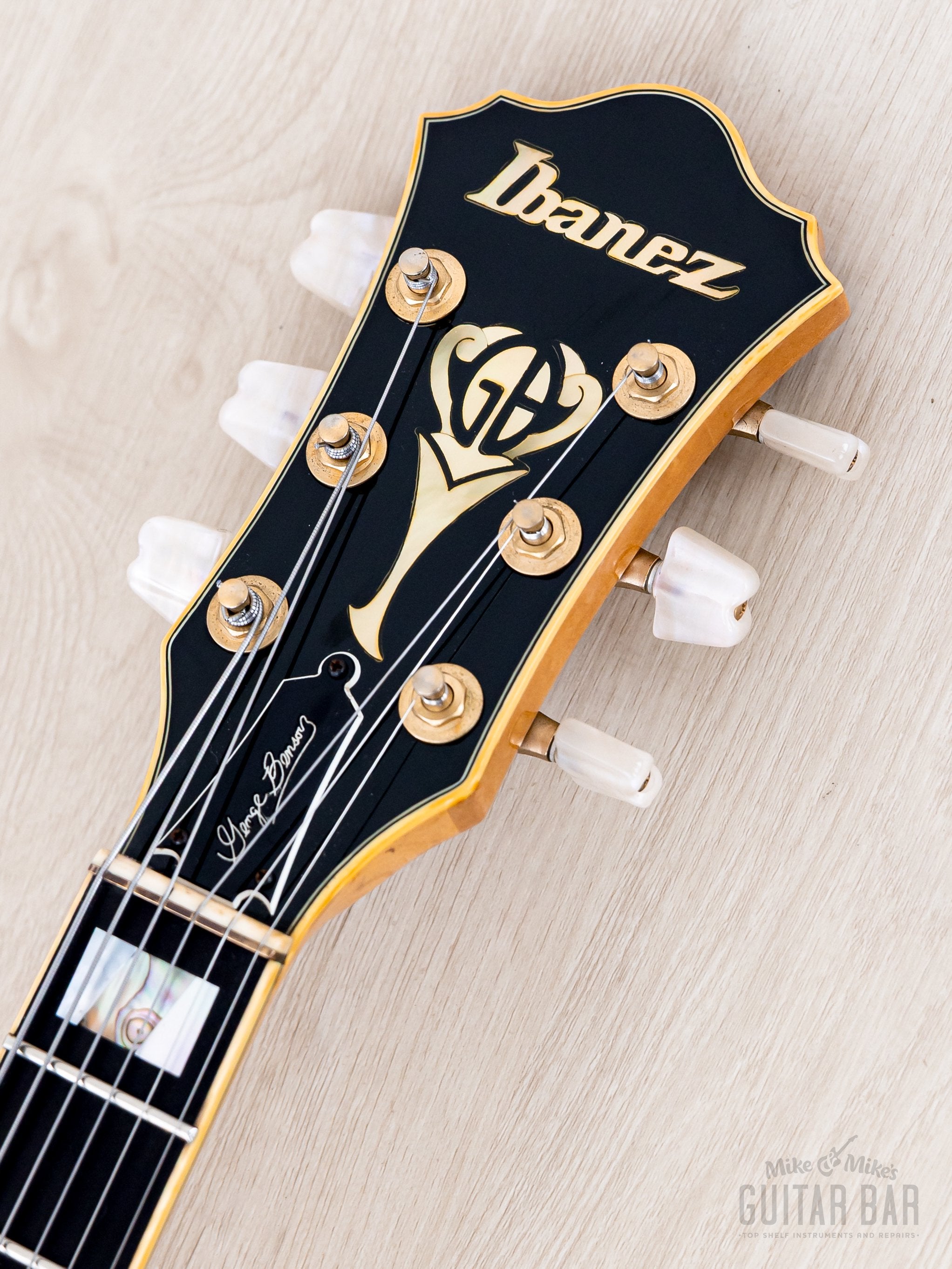 1980 Ibanez George Benson Signature GB10 Archtop Electric Guitar Natur