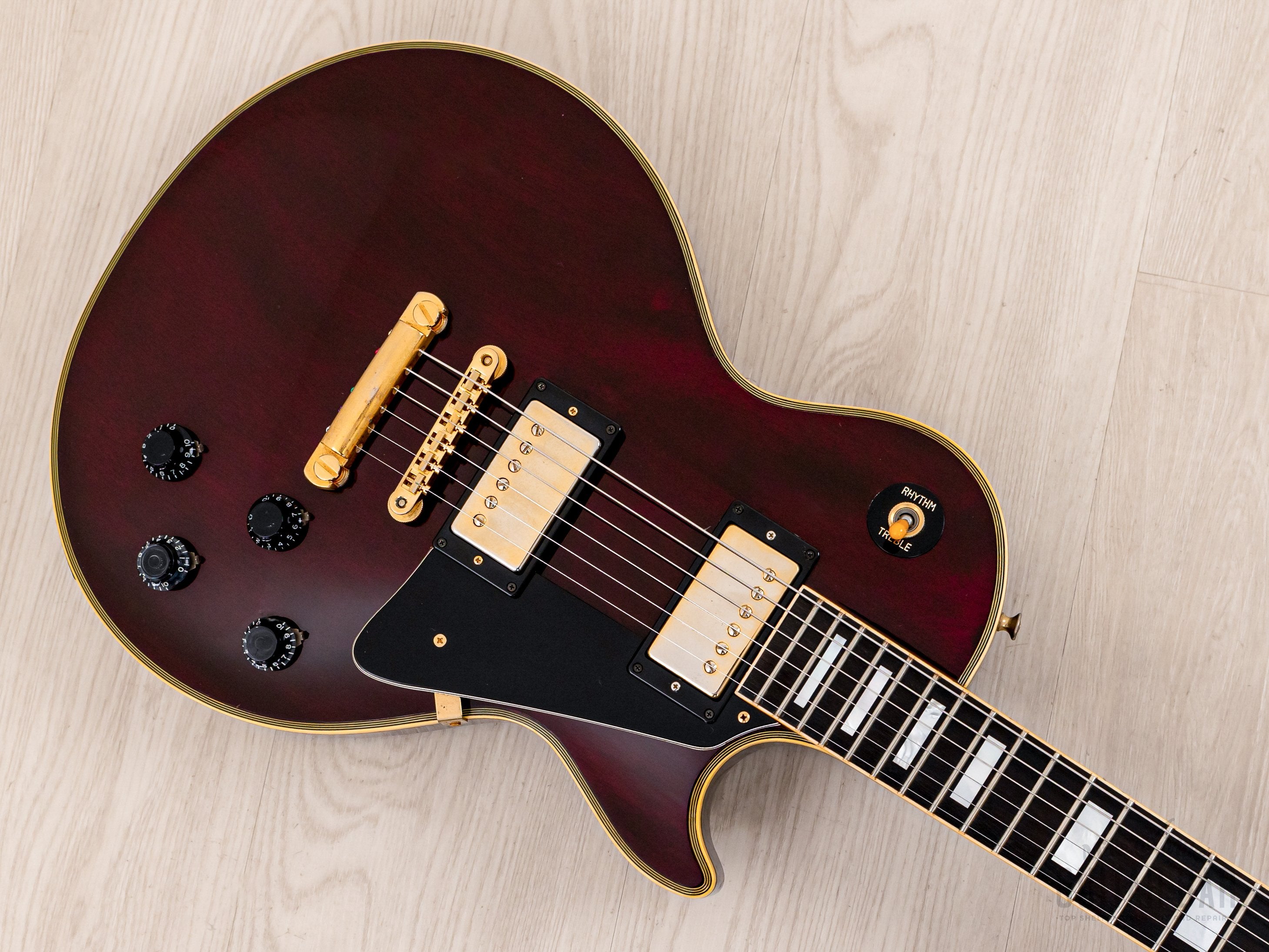1981 Tokai Love Rock Custom LC100 Vintage Guitar Wine Red, 100% Original w/ Case