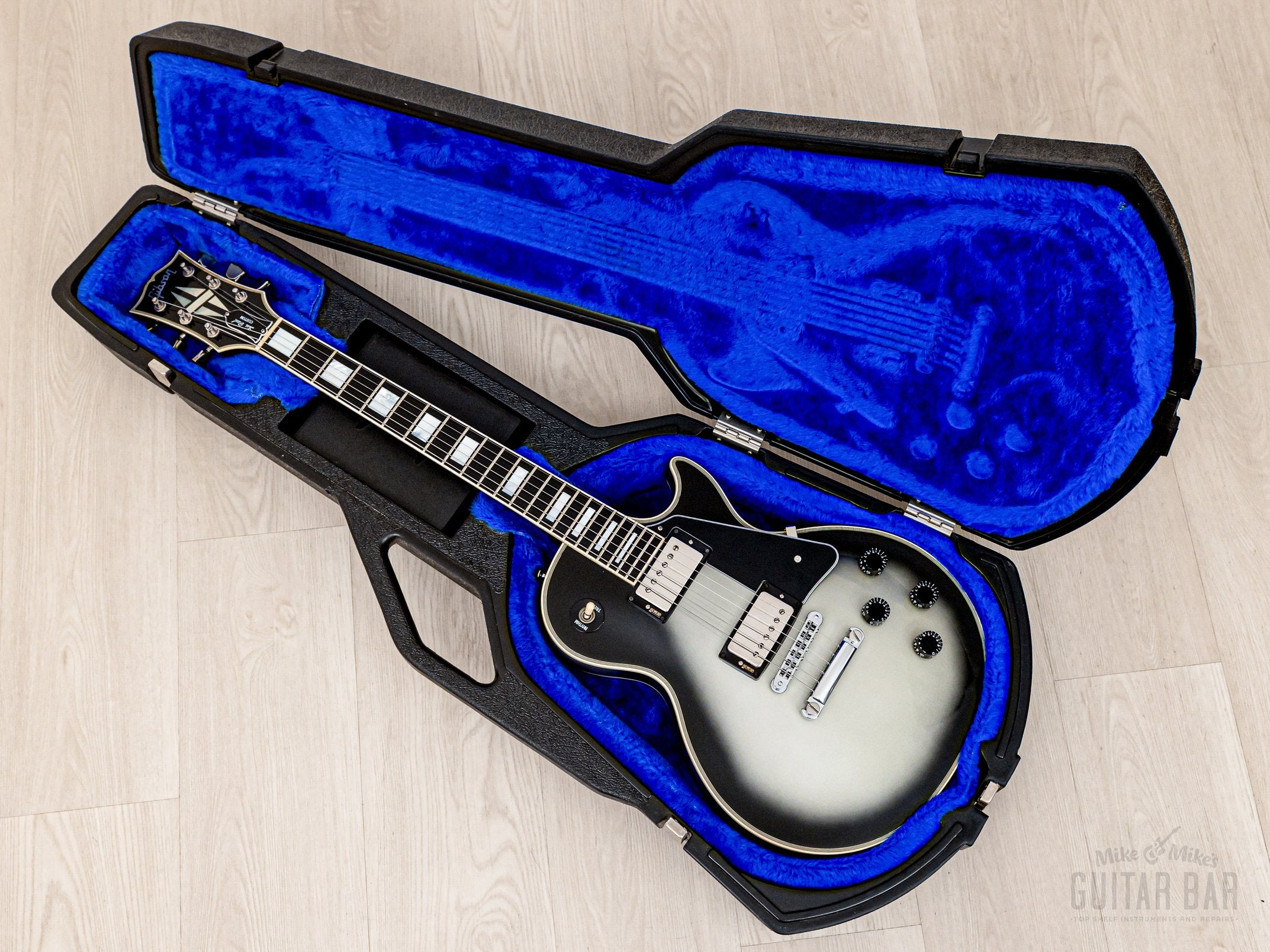 1984 Gibson Les Paul Custom Silverburst w/ Tim Shaw PAFs, Case