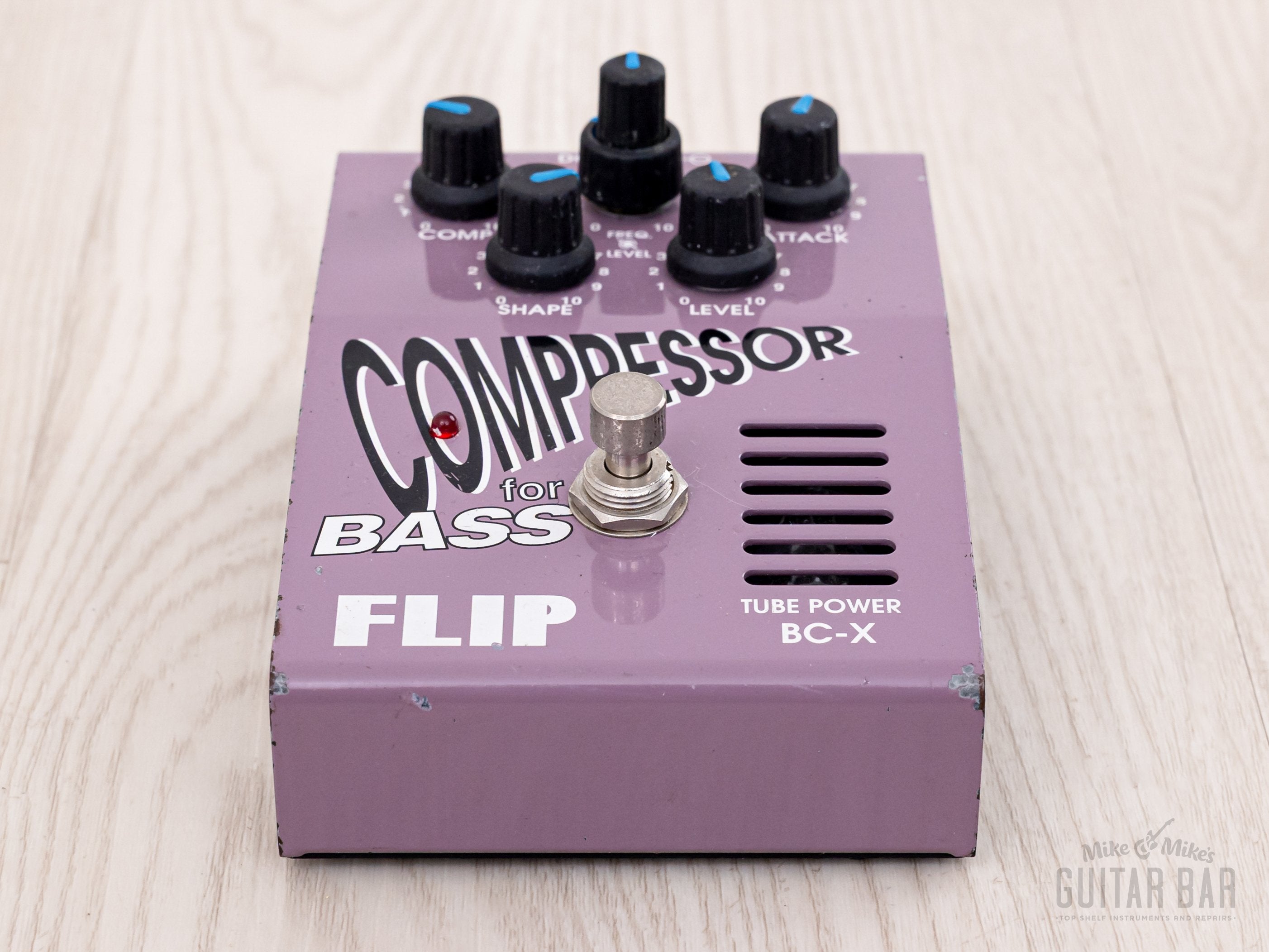 Guyatone Flip BC-X Compressor For Bass Tube-Driven Effects Pedal