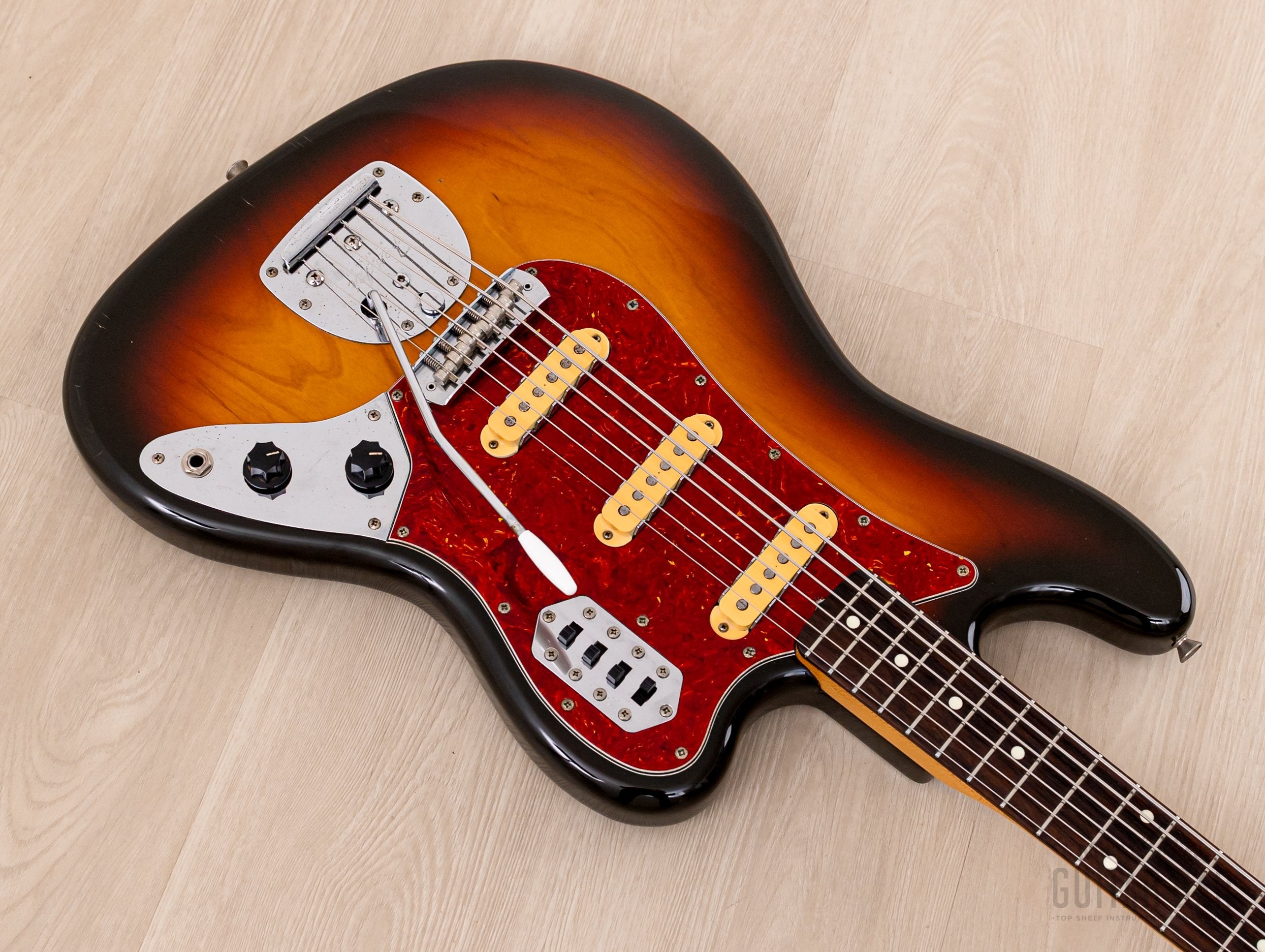 1992 Fender Custom Edition Bass VI Sunburst, 100% Original, Japan MIJ Fujigen