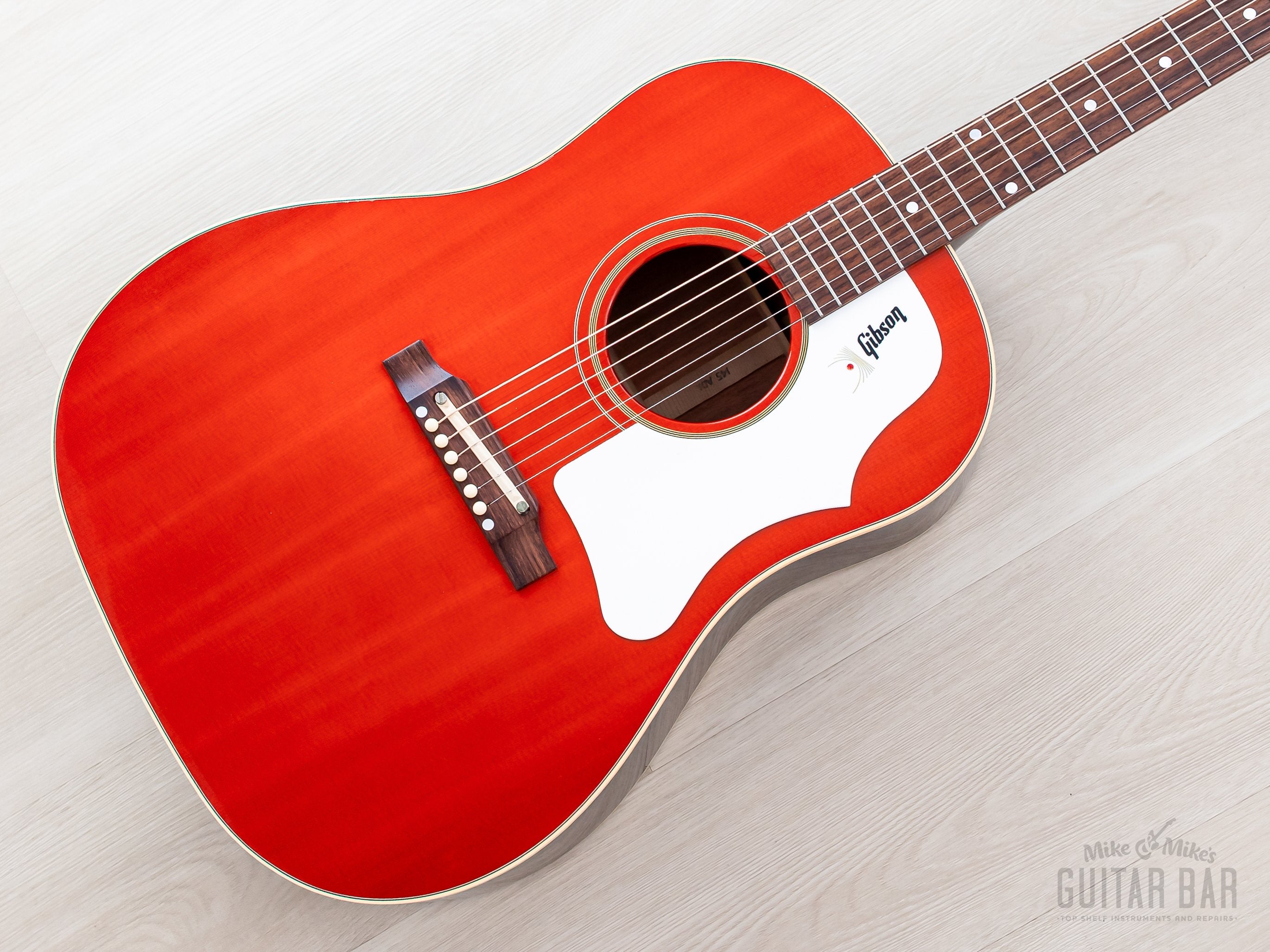 2009 Gibson Custom Shop J-45 ADJ Dreadnought Acoustic Guitar Transpare