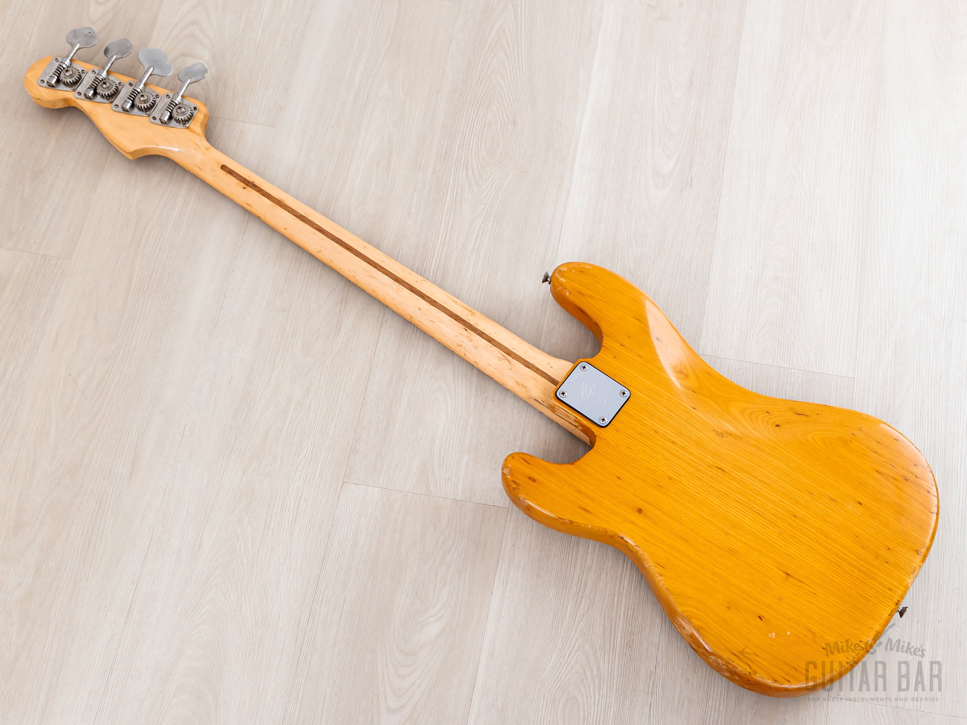 1972 Fender Precision Bass Natural Ash Vintage Bass w/ 1 1/2