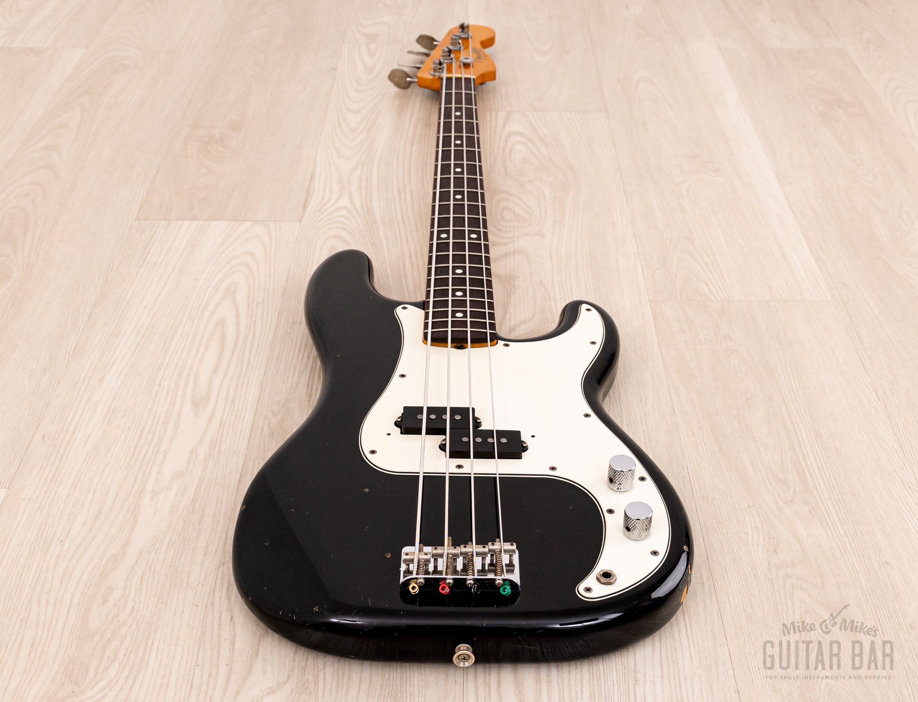 1984 Fender JV Precision Bass ‘62 Vintage Reissue PB62-80 Black, 100% Original, Japan MIJ Fujigen