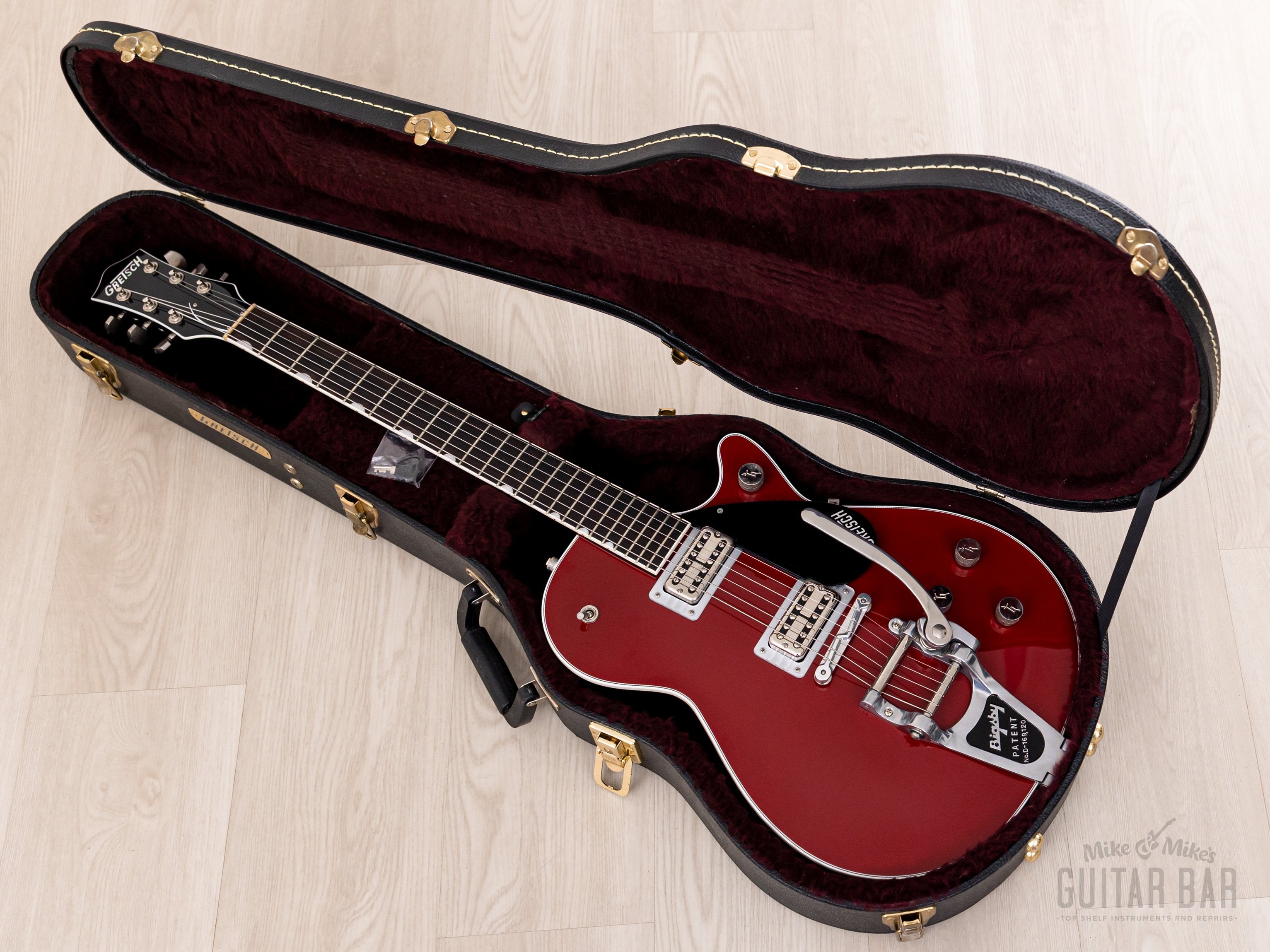 2017 Gretsch G6131T Players Edition Jet Firebird Red w/ TV Jones, Compton Bridge, Bigsby & Case