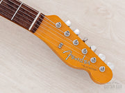 2016 Fender Classic 60s Telecaster Custom Trans Blue, headstock front