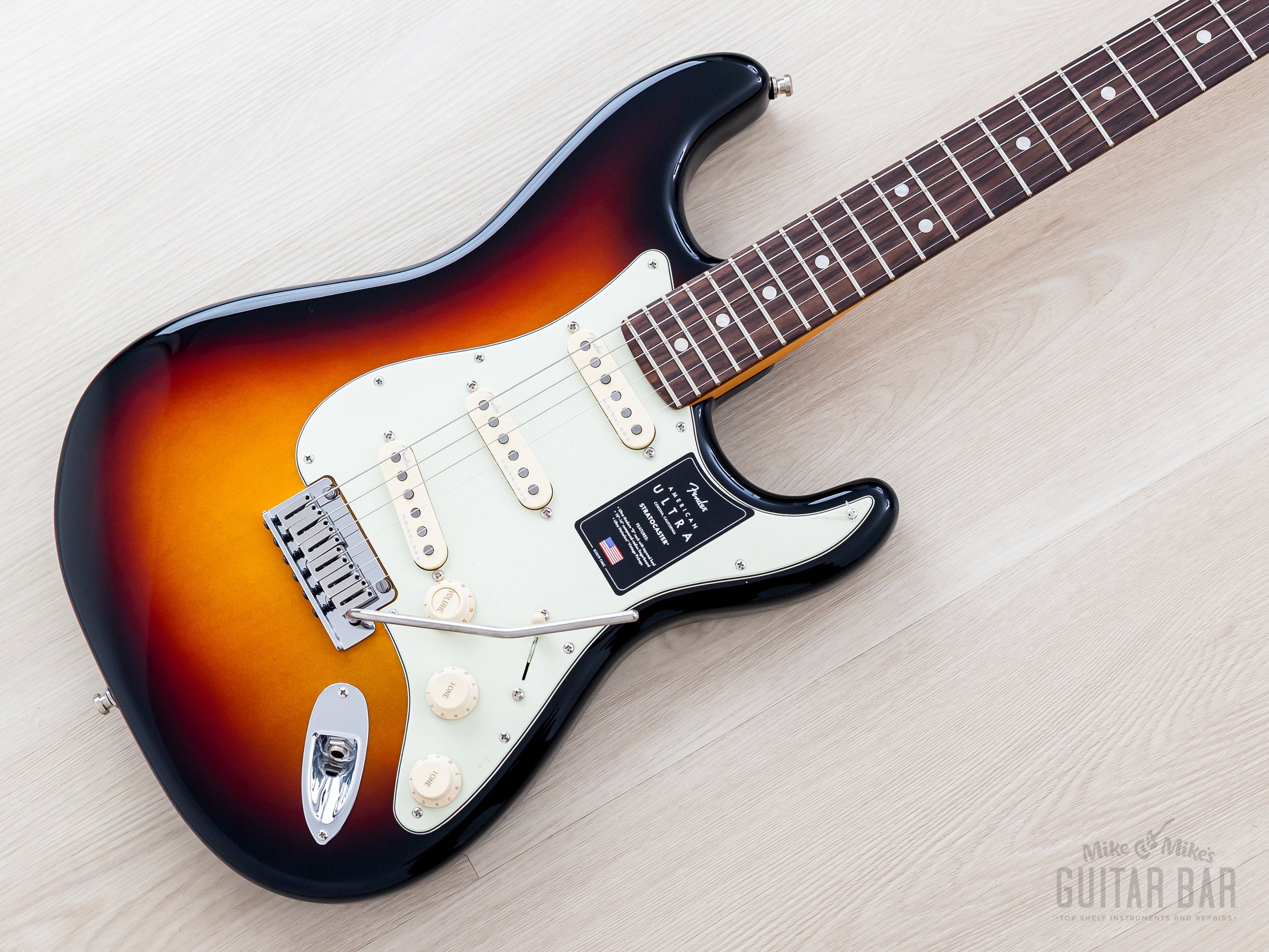 2024 Fender American Ultra Stratocaster Ultraburst, Near-Mint w/ Case,