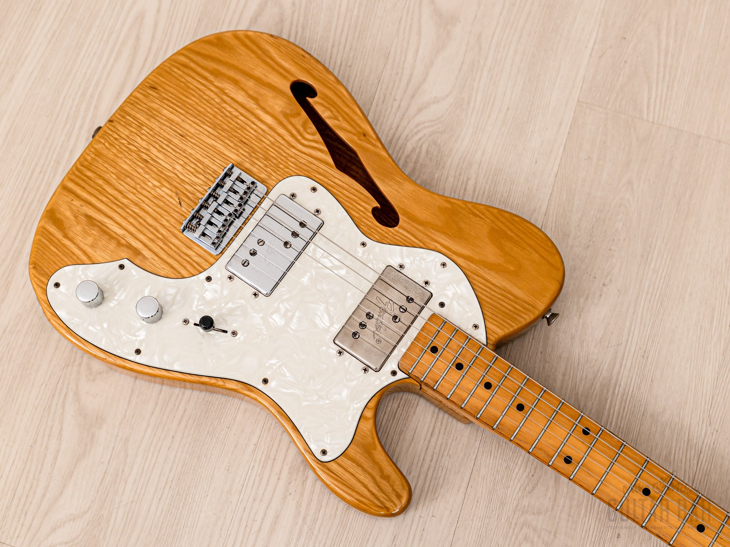 1985 Fender Telecaster Thinline ‘72 Vintage Reissue TN72-75 Natural w/ Wide Range, A-Serial Japan MIJ Fujigen