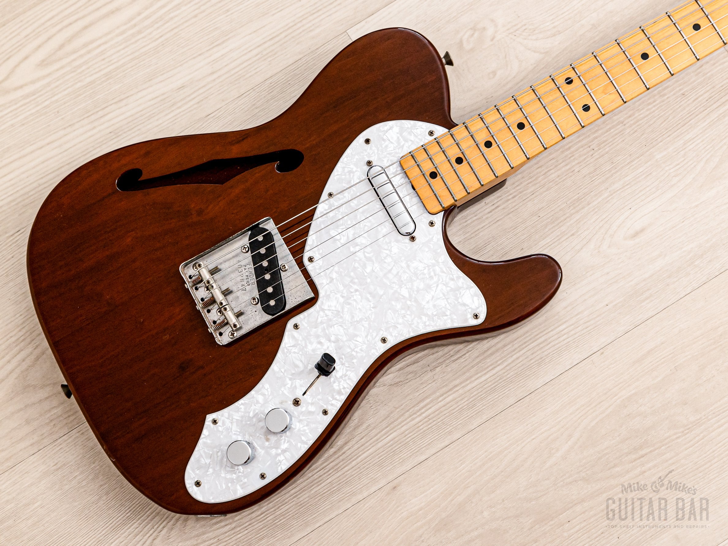 2004 Fender Telecaster Thinline ‘70 Vintage Reissue TN70/MAHO Mahogany, Japan CIJ