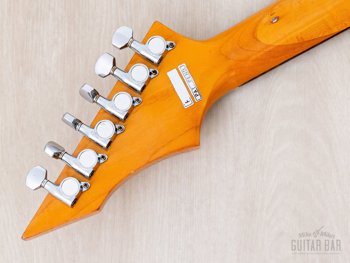 Headstock back with Gotoh tuners