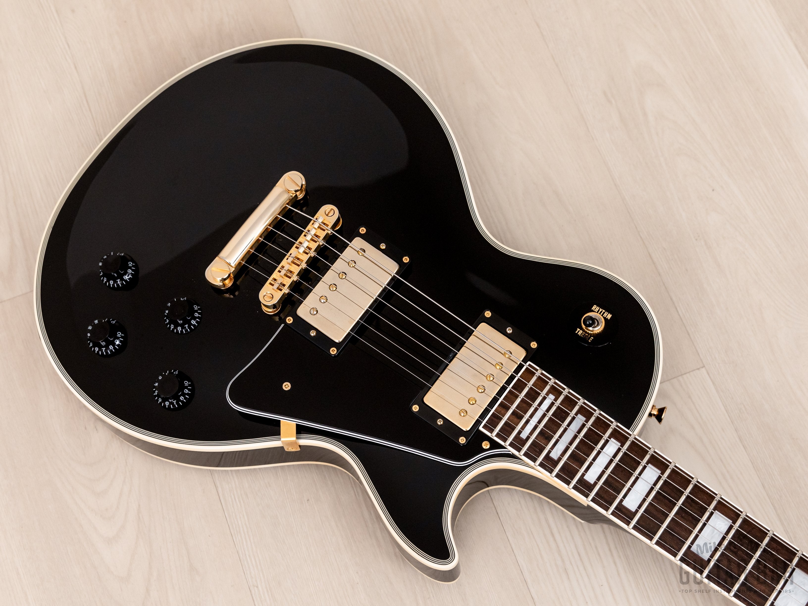 2009 Burny RLC-85 Custom Black Beauty Mahogany Top w/ Hangtags, Japan Fernandes