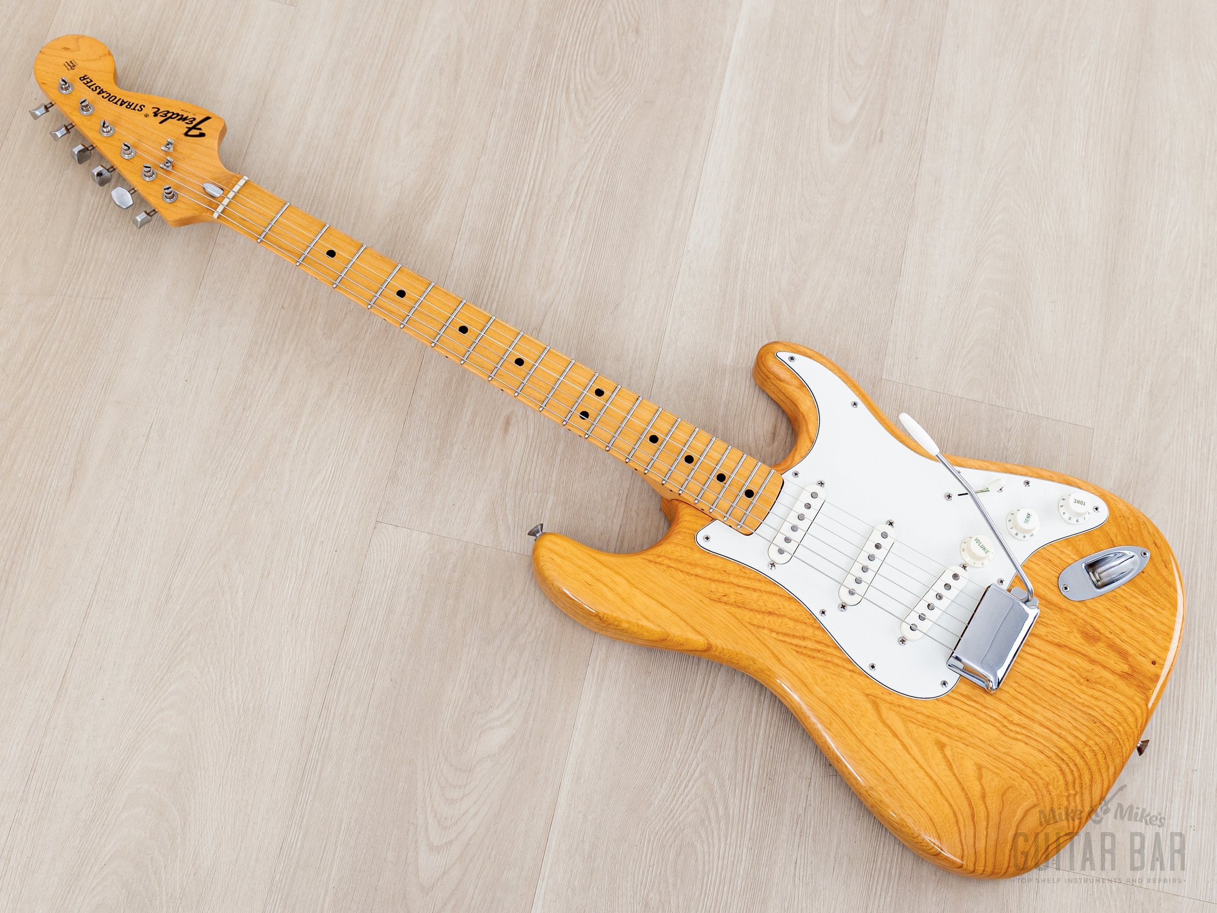 1973 Fender Stratocaster Vintage Guitar Natural, Near-Mint w/ Case