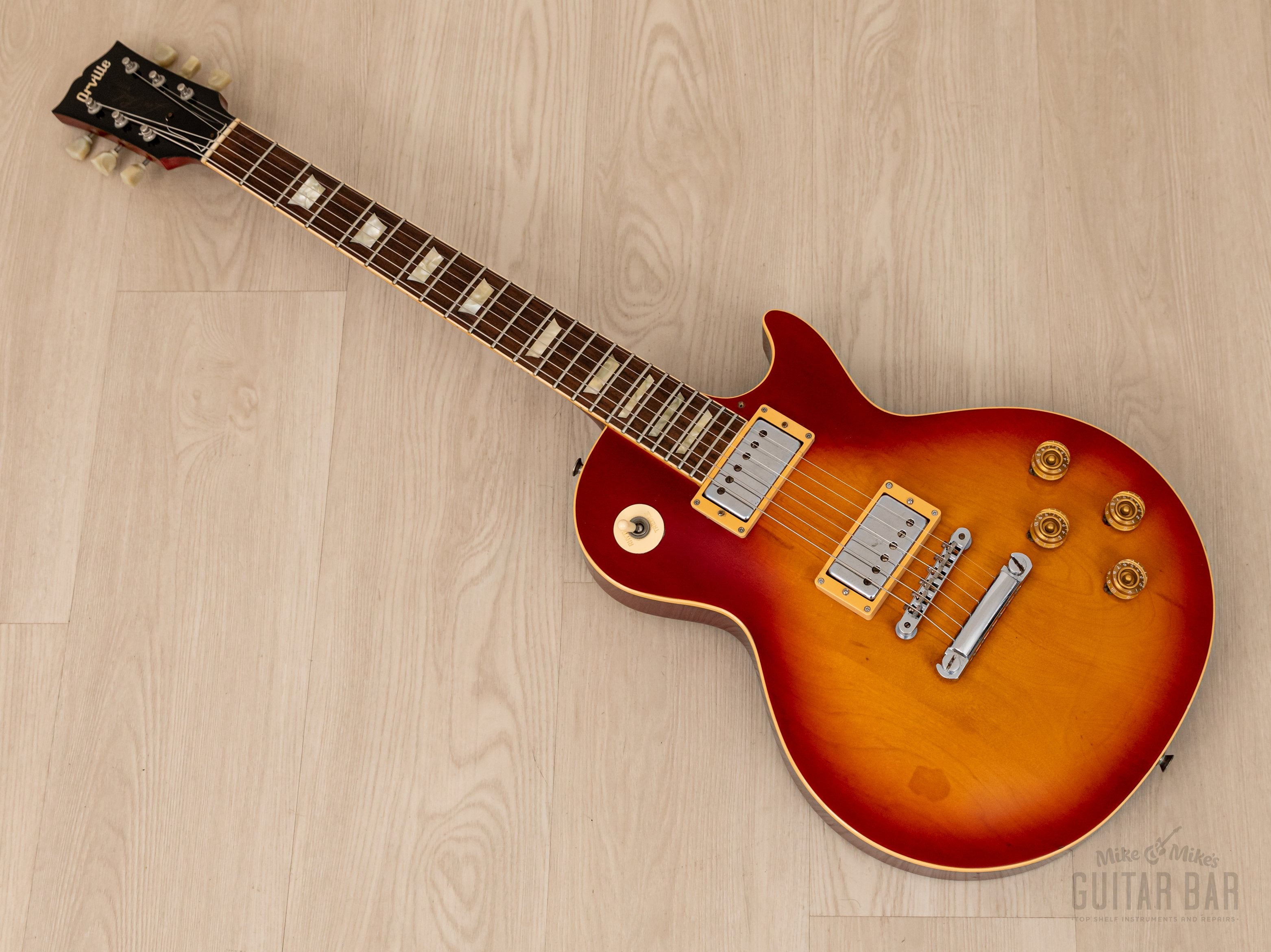 1990 Orville Les Paul Standard LPS-75 Cherry Sunburst, Gibson-Licensed, Japan