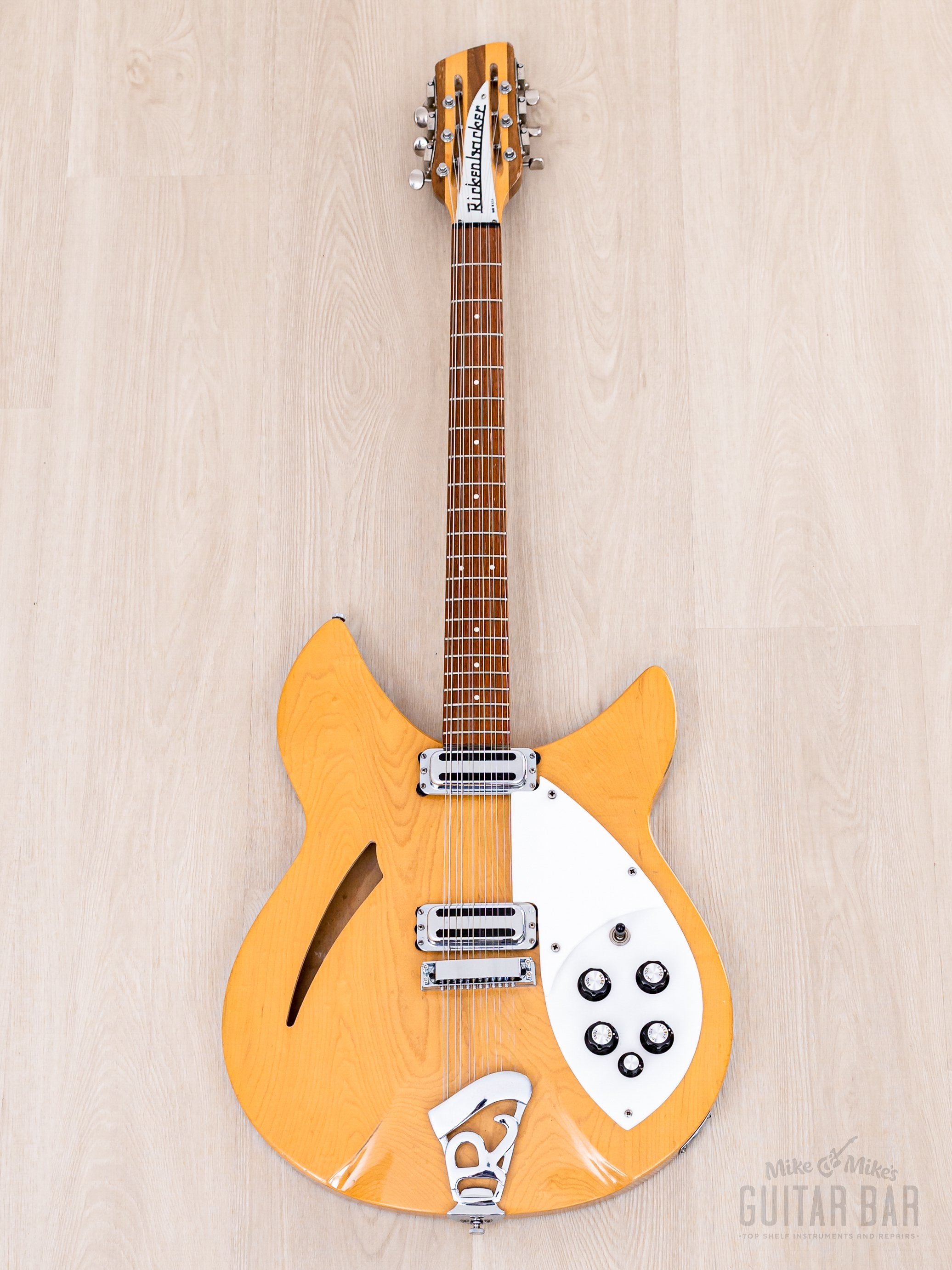 1966 Rickenbacker 330/12 Vintage 12-String Electric Guitar Mapleglo w/