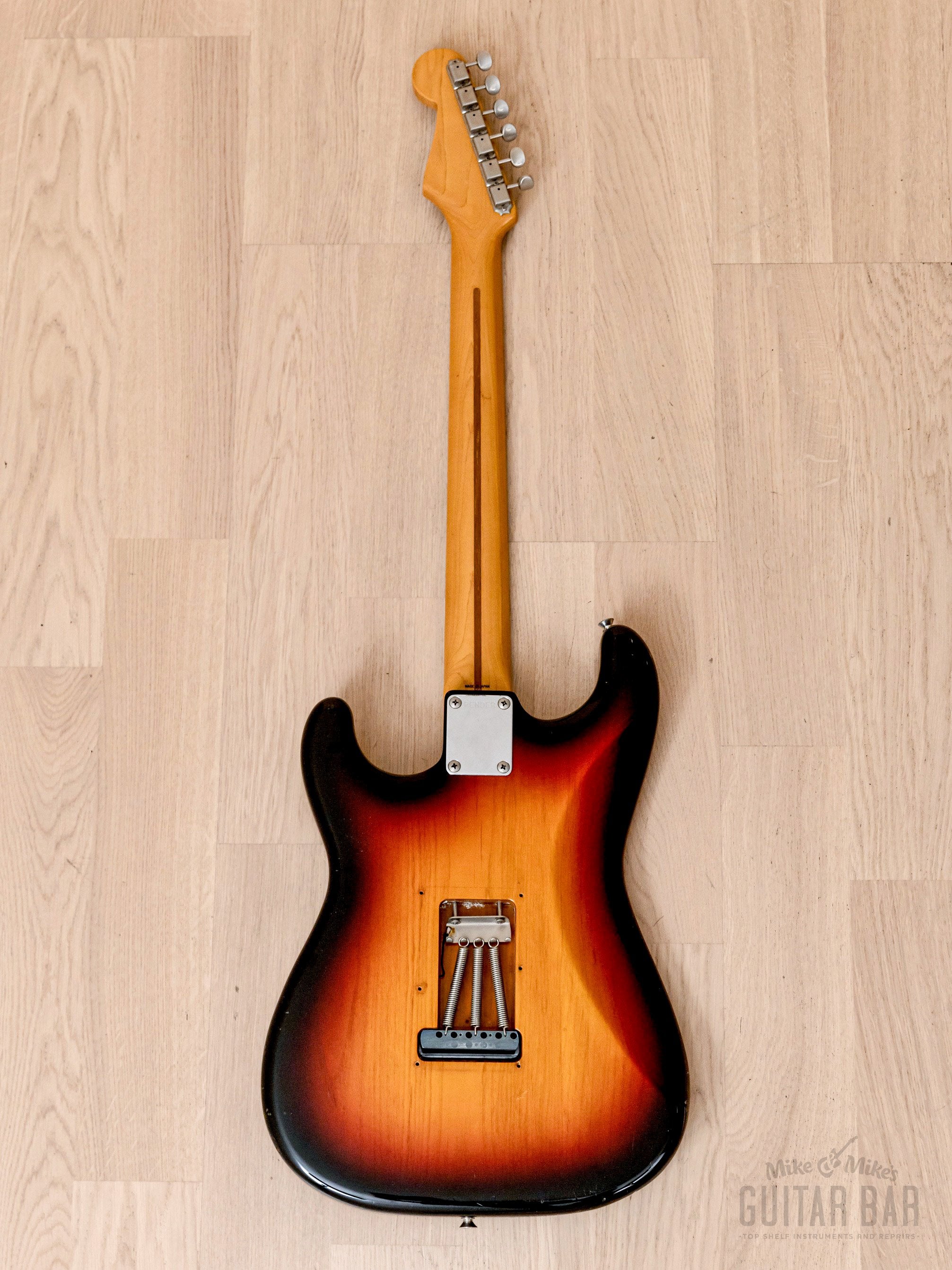 1980s Fender Stratocaster Partscaster ST57 & ST62 Sunburst w/ USA Pickups, Japan MIJ Fujigen