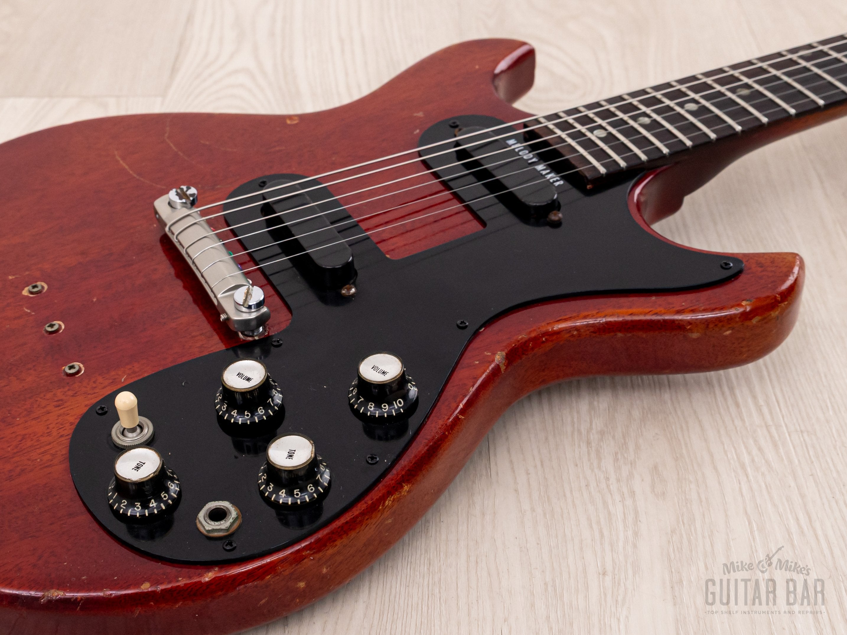 1965 Gibson Melody Maker D Double Cut Vintage Guitar Cherry w/ Case
