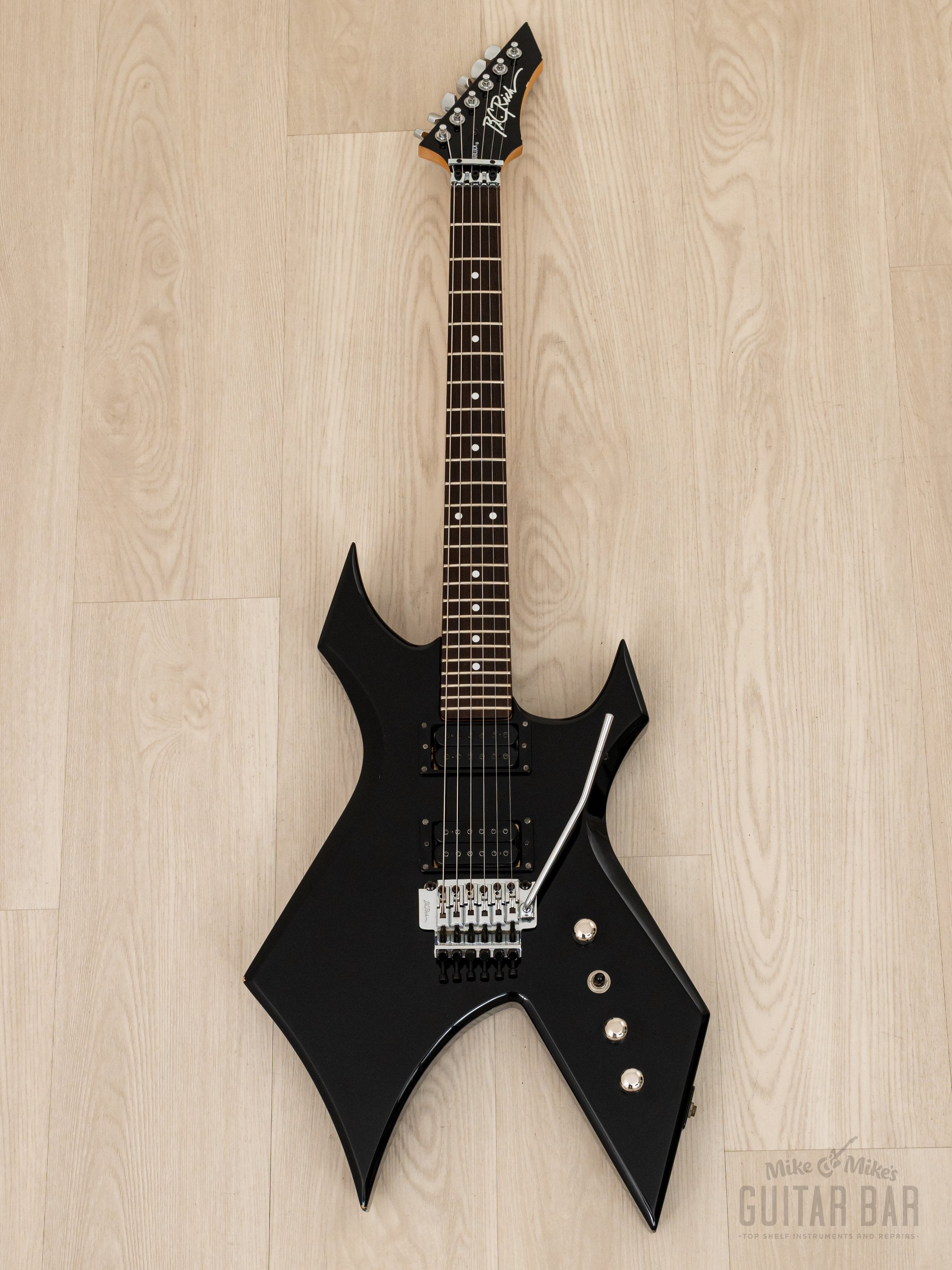 1988 BC Rich Warlock NJ Series Black w/ Floyd Rose, Nagoya Japan