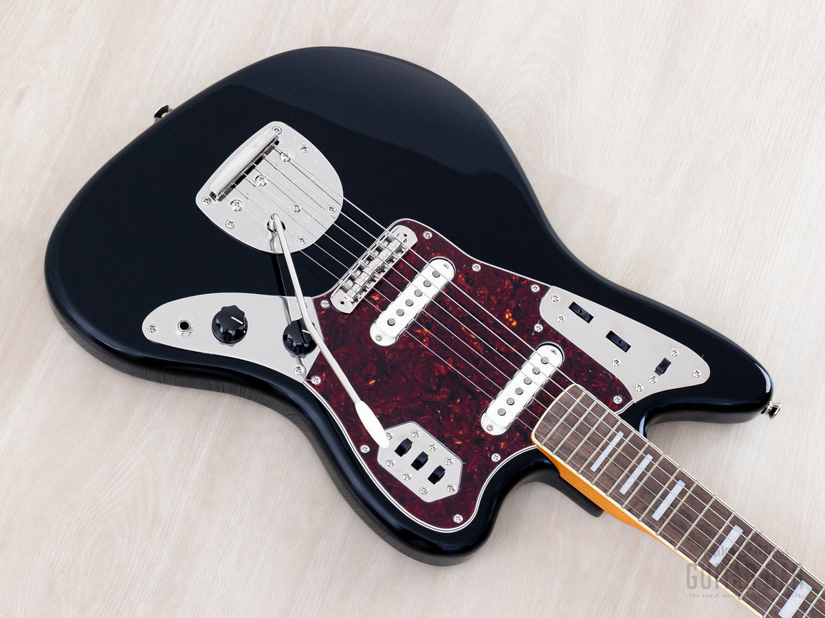 Jaguar body top angle with tortoise pickguard