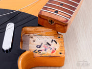 1996 Fender AV '52 Telecaster neck pocket with neck removed