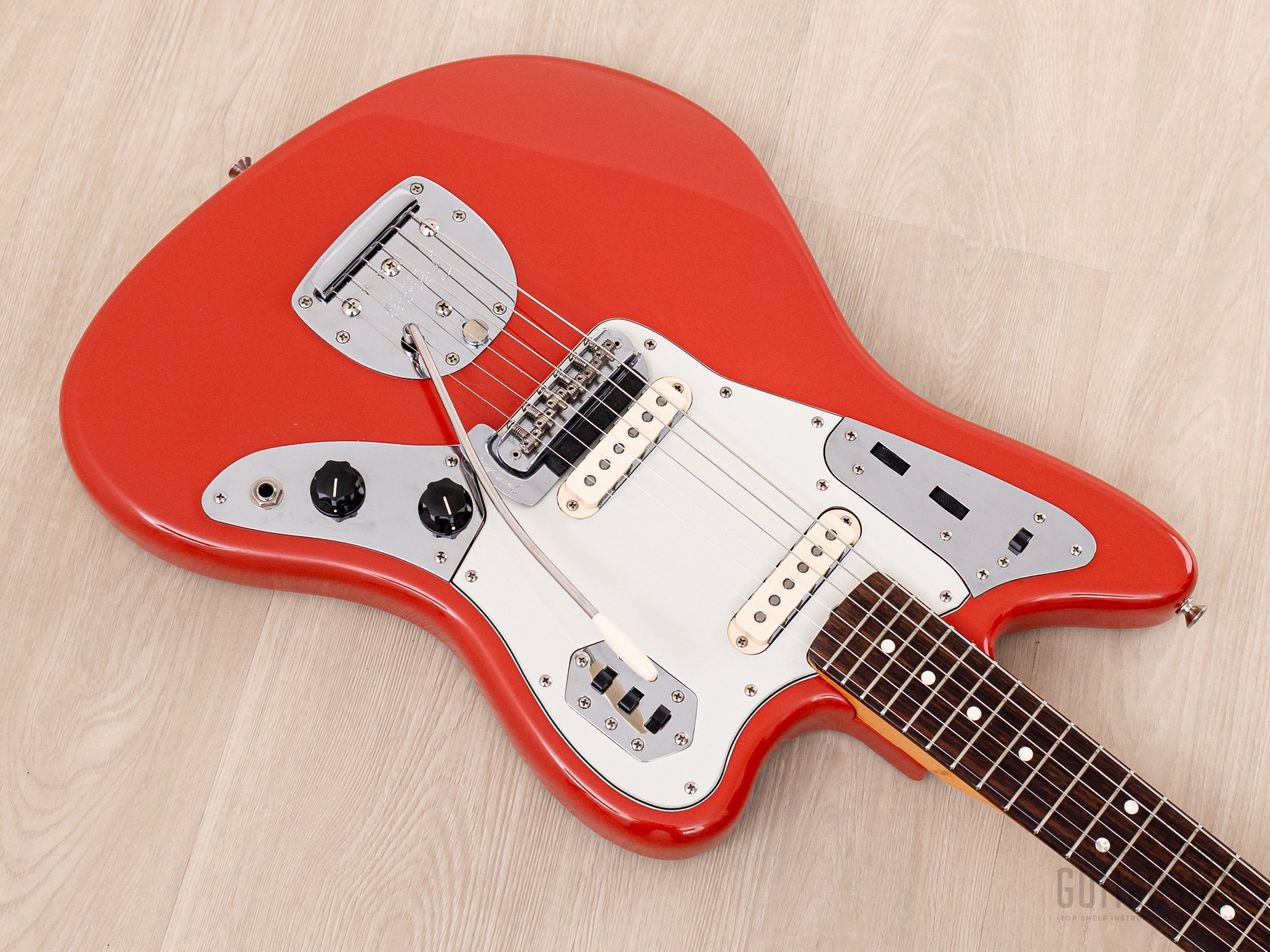 1999 Fender American Vintage '62 Jaguar Fiesta Red, 100% Original & Near-Mint w/ Case, Hangtags (1st Year Model)