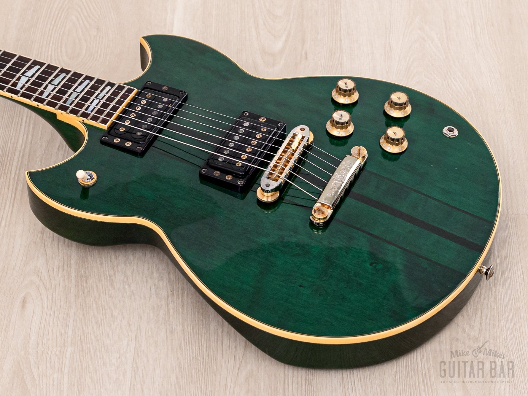 1982 Yamaha SG1500 Vintage Neck Through Guitar Jade Green