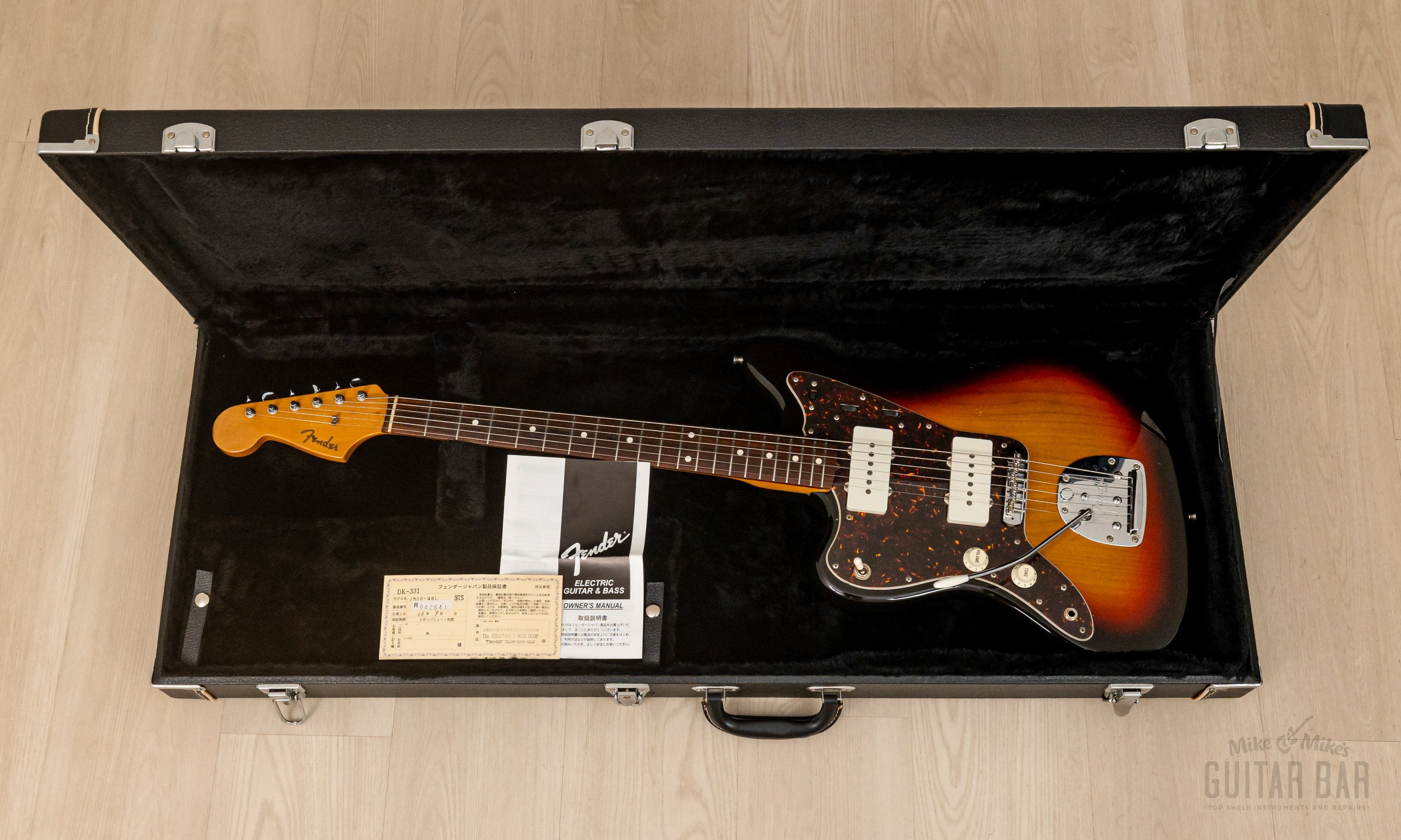 2006 Fender Jazzmaster '62 Vintage Reissue Left-Handed JM66-96L Sunburst w/  Case & Tags, Japan CIJ