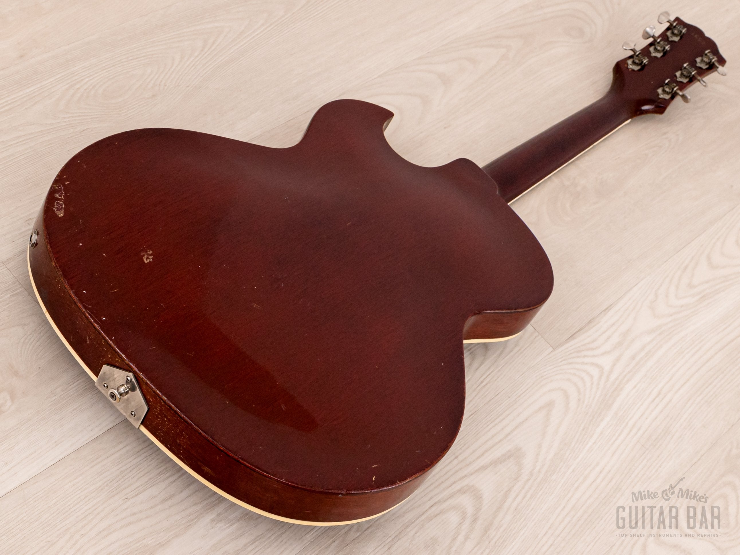 1961 Guild Starfire I Vintage Hollowbody Electric Guitar Cherry Red w/ DeArmond DynaSonic, Case