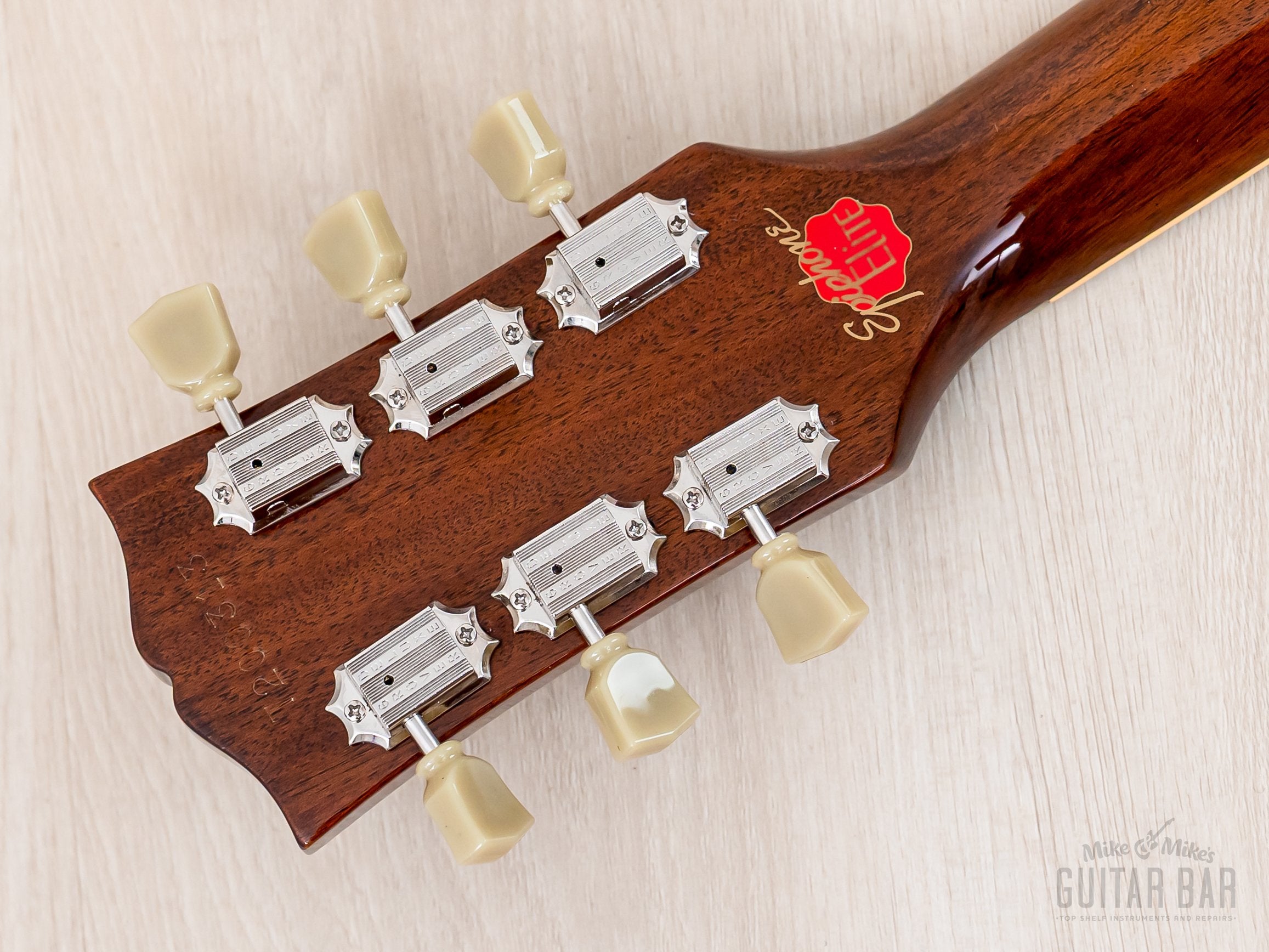 ES-335 2002年ピアレス工場製Epiphone Dot VS/美品ケース 2002 Epiphone Elite 1963 ES-335 Dot Natural w/ Open Book Headstock, Ca