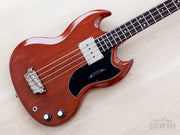 1964 Gibson EB-0 bass - body front angle
