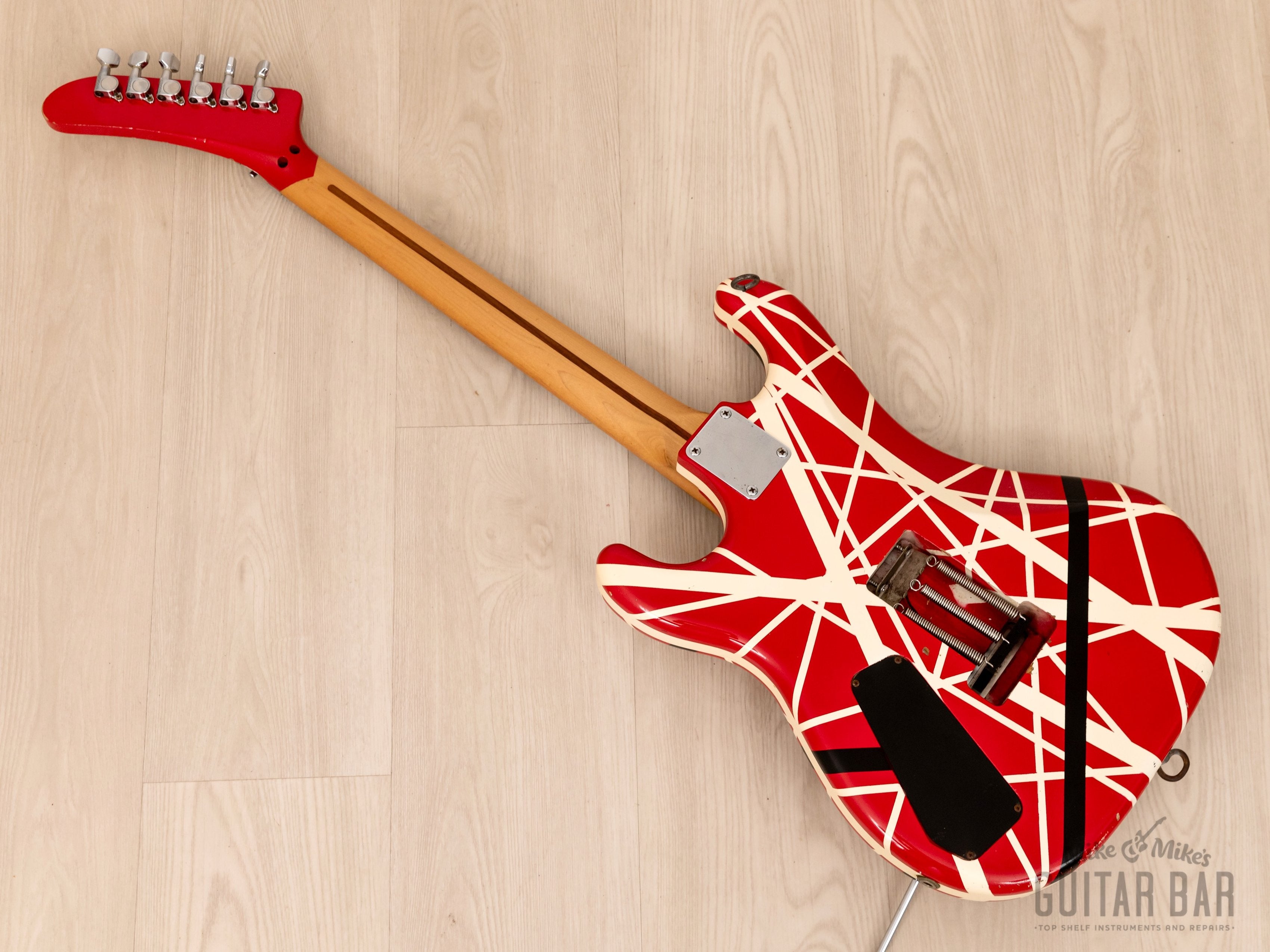 1990s ESP EVH Frankenstrat 5150 VH-250 Striped w/ Floyd Rose, Japan