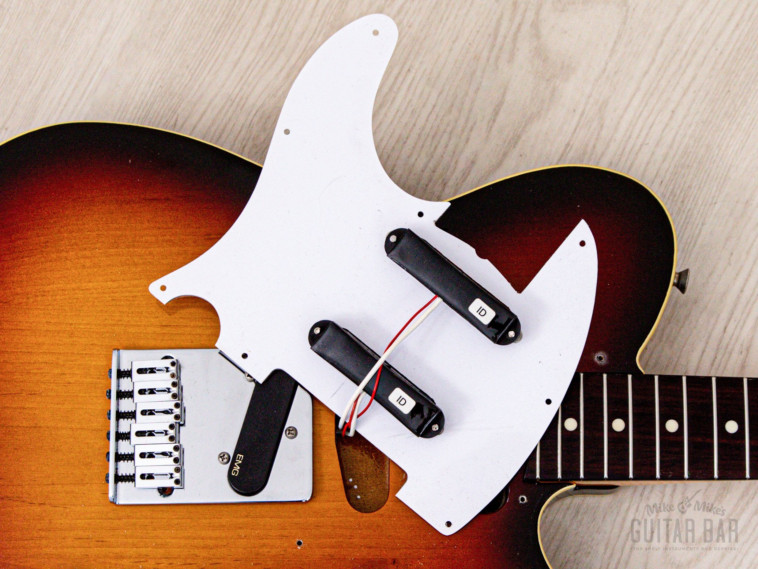 1993 Fender Order Made Roy Buchanan Bluesmaster Telecaster Custom Sunburst w/ EMG, Japan MIJ Fujigen