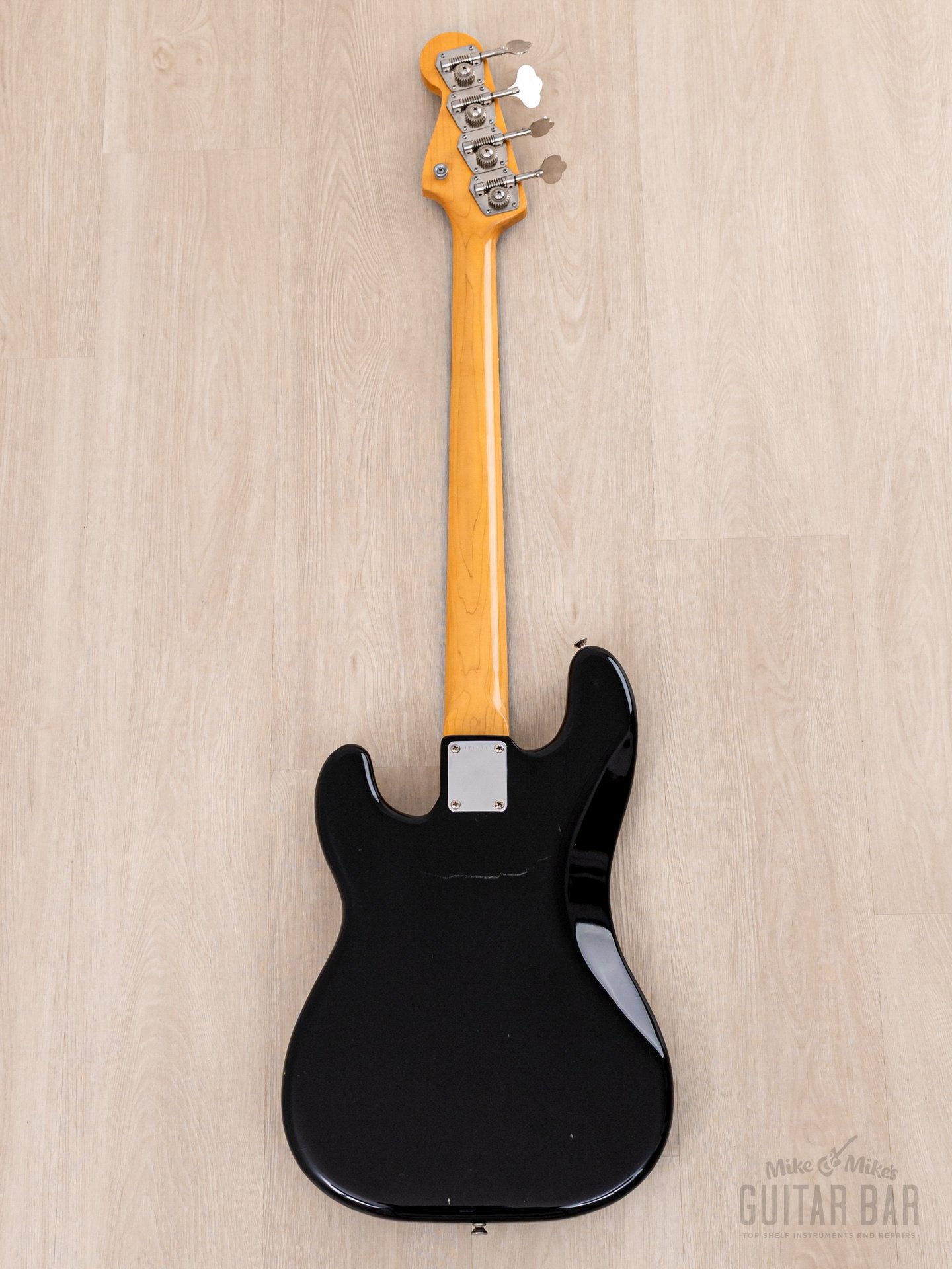 1982 Fender JV Precision Bass '62 Vintage Reissue PB62-75 Black w/ Cas